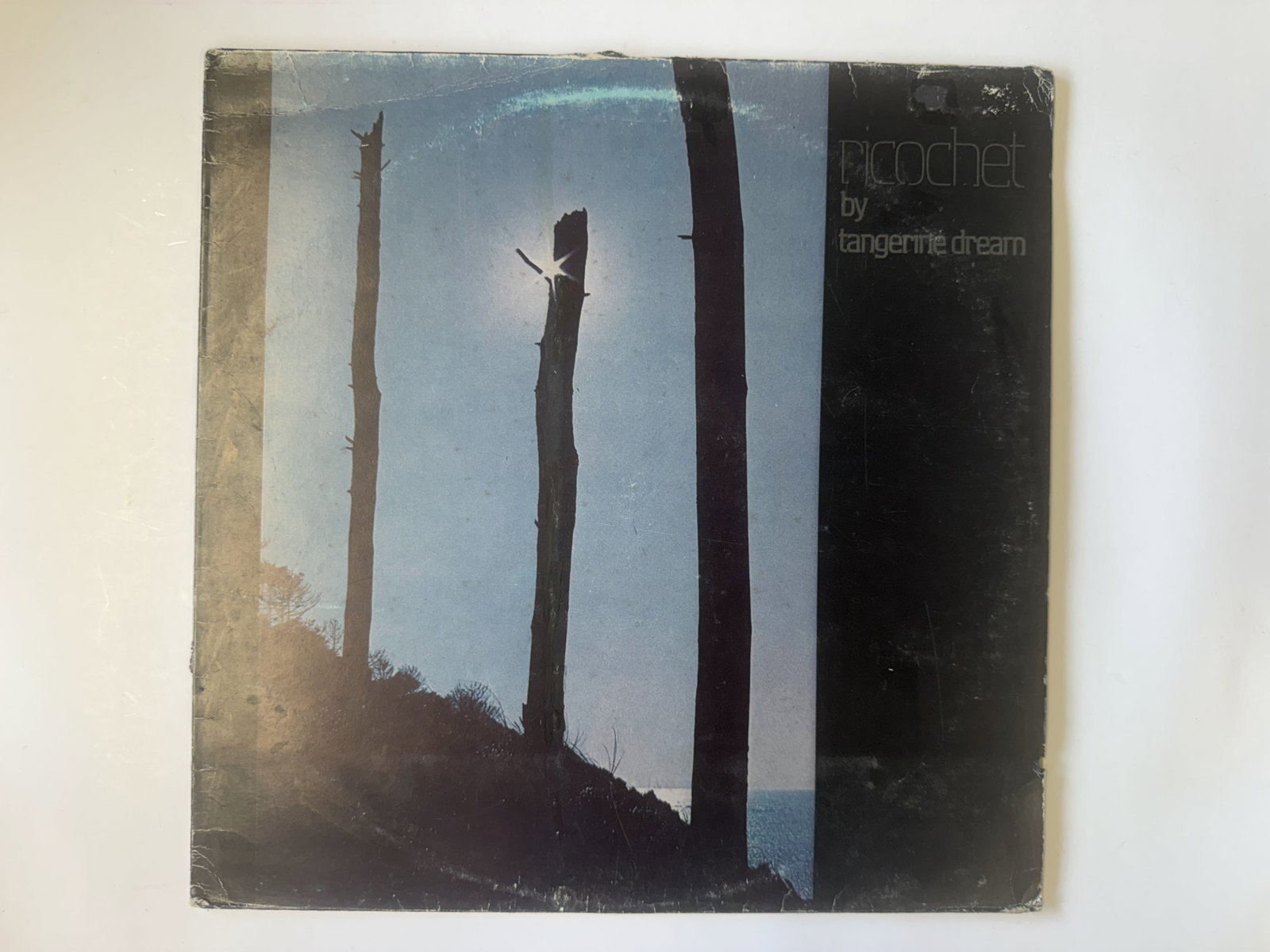 Ambient Vinyl Record: Tangerine Dream Ricochet: Cleaned for good measure - ships in an LP box with plastic sleeve - Combined shipping offered.