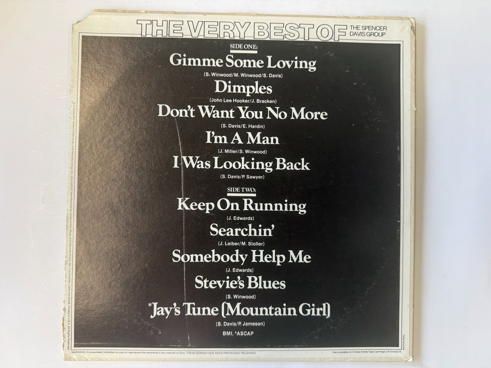 Vinyl Record: Spencer Davis - 2