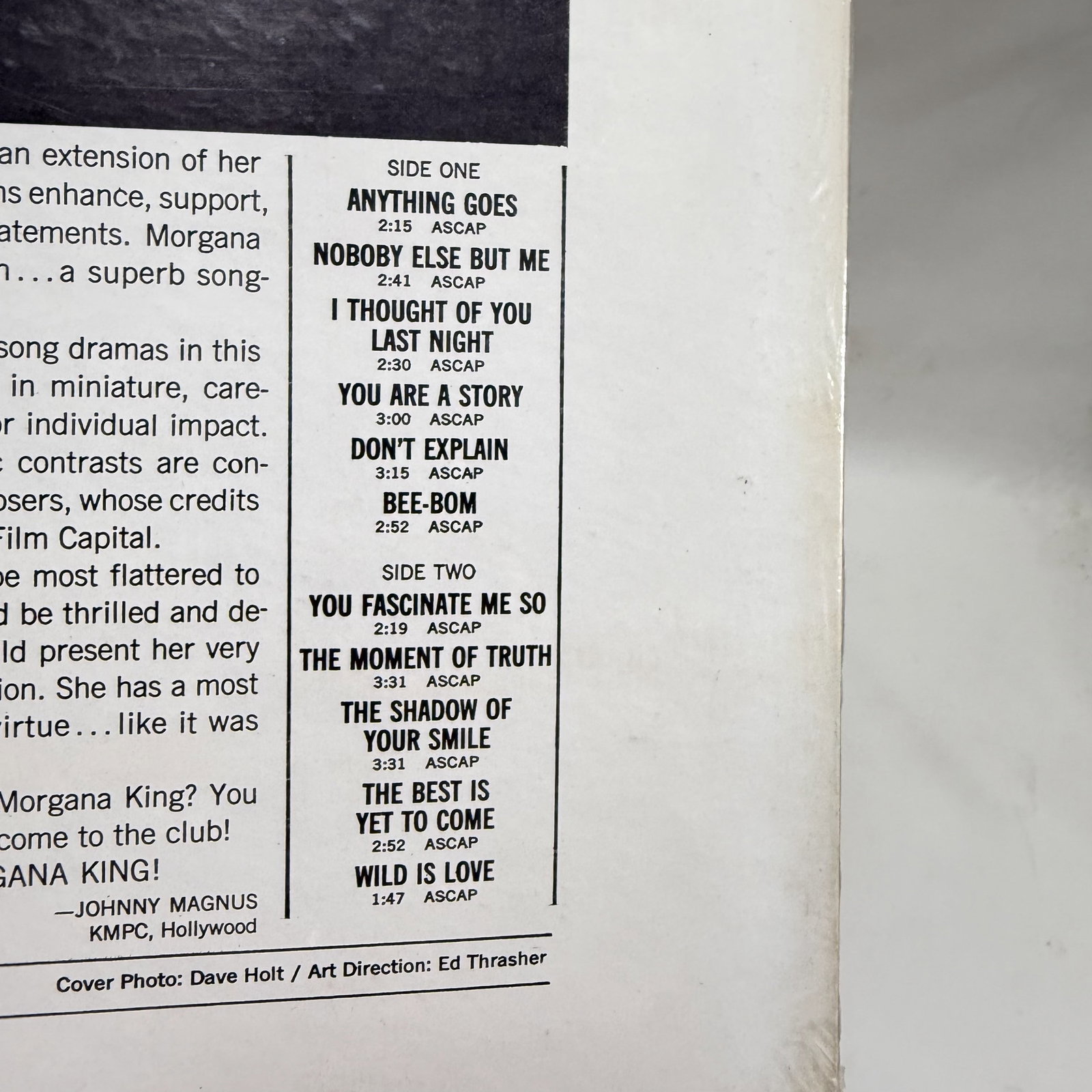 Vinyl Record: Morgana King - 3