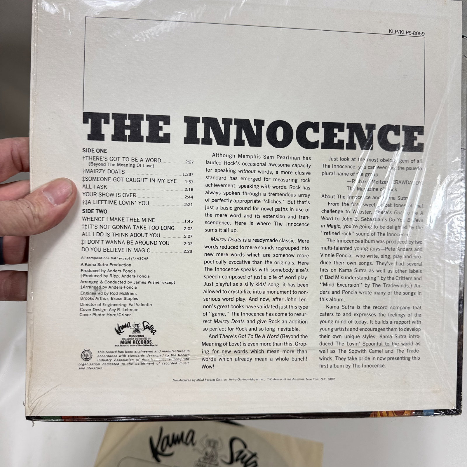 Vinyl Record: The Inocense - 2