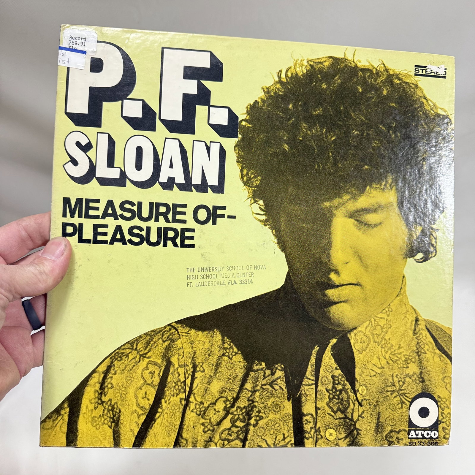 Obscure 60's Vinyl Record: PF Slone: Cleaned for good measure - ships in an LP box with plastic sleeve - Combined shipping offered.