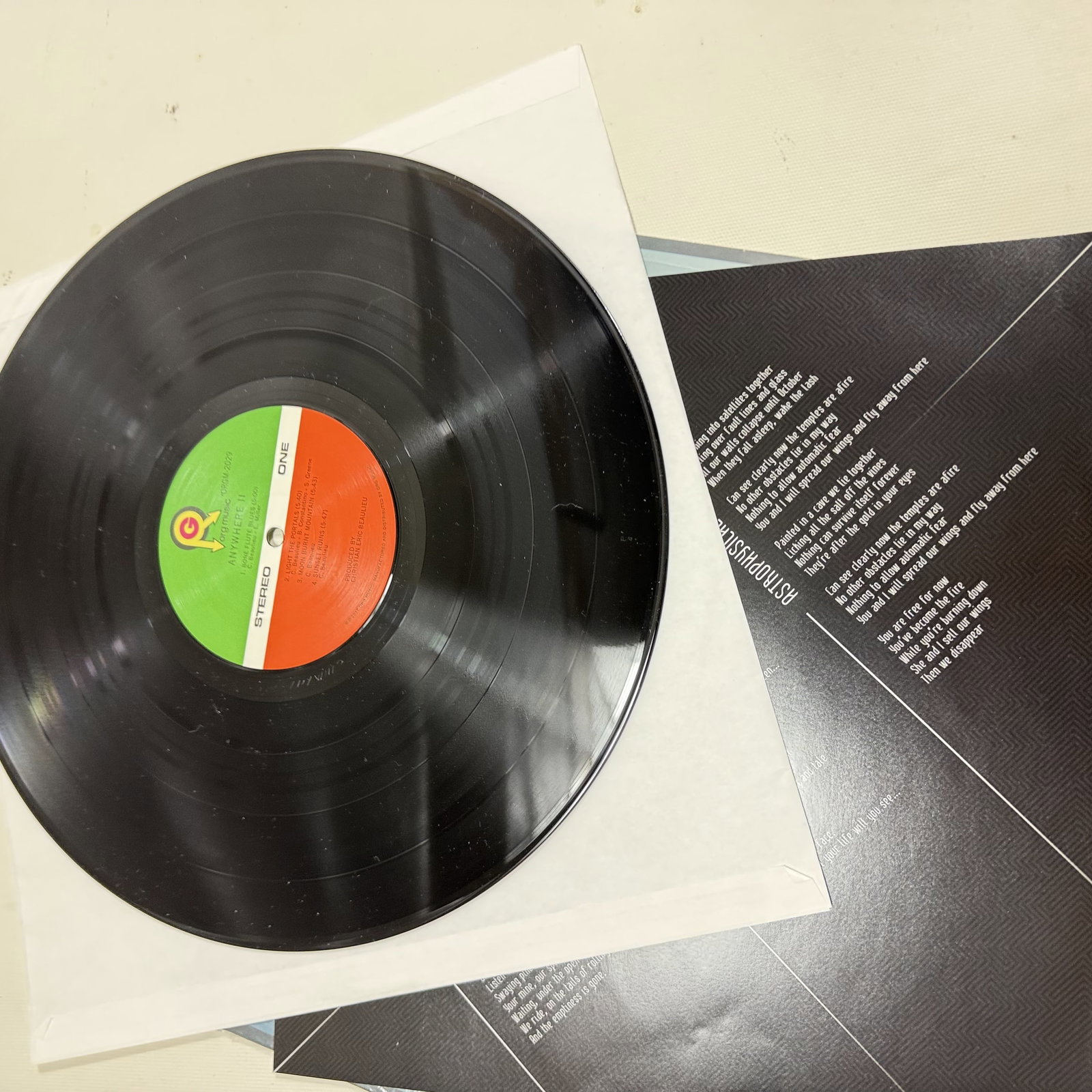 Indie Vinyl Record: Anywhere - 4