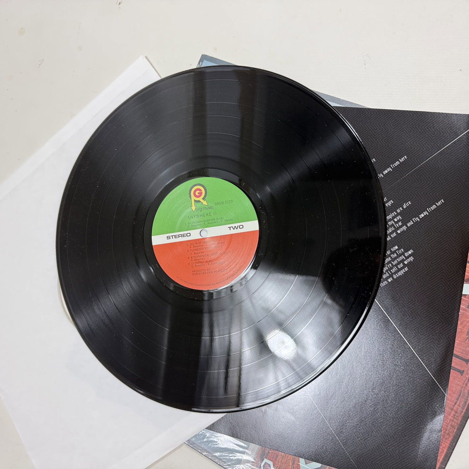 Indie Vinyl Record: Anywhere - 6