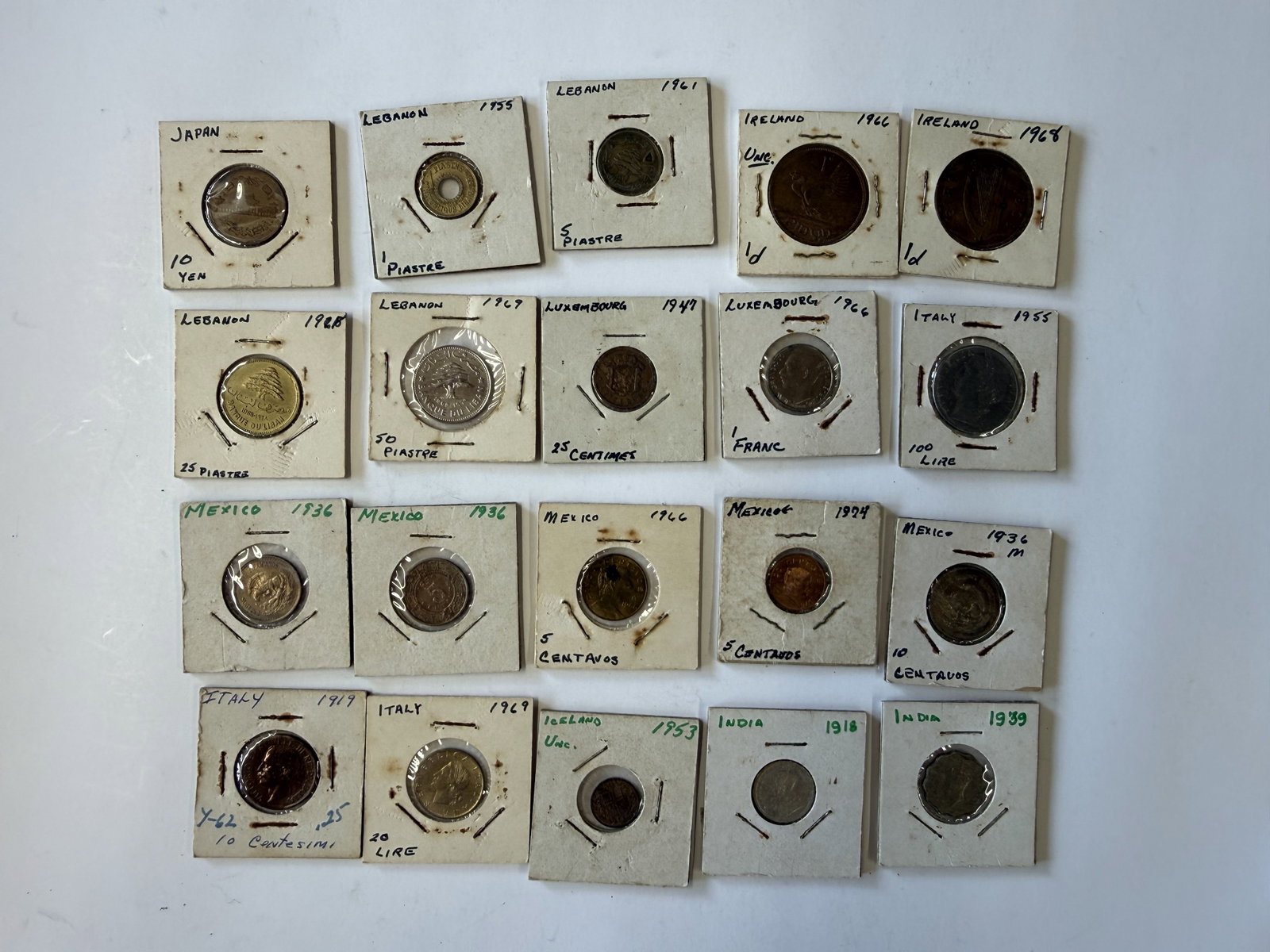 International Coin Lot: Includes misc coins from here and there.