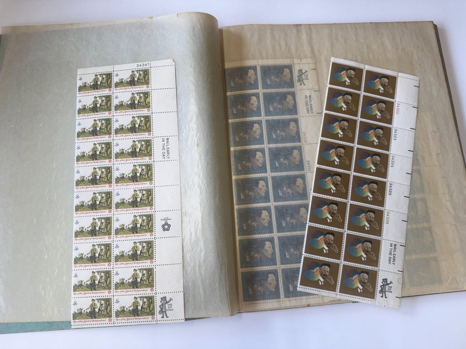 Vintage US Stamp Sheet Book (1 of 9)