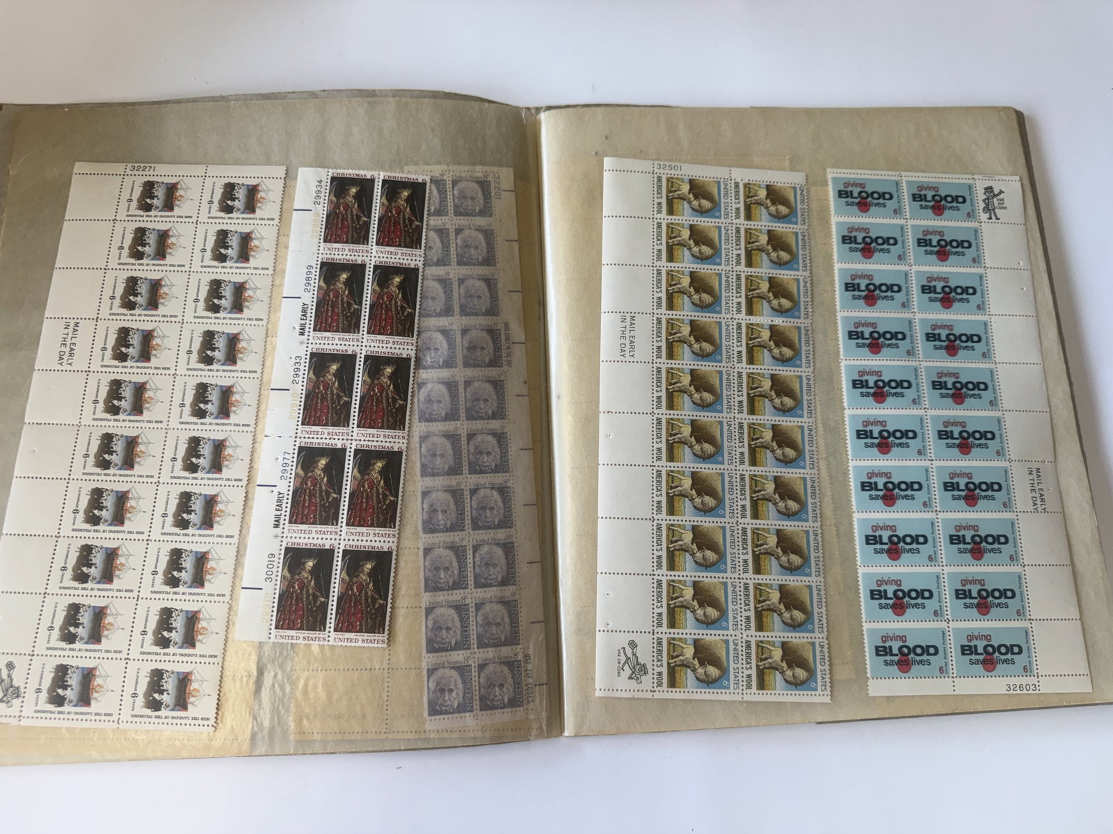 Vintage US Stamp Sheet Book (1 of 8)