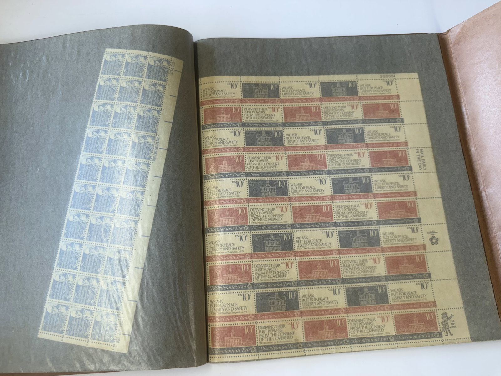 Vintage US Stamp Sheet Book - 2