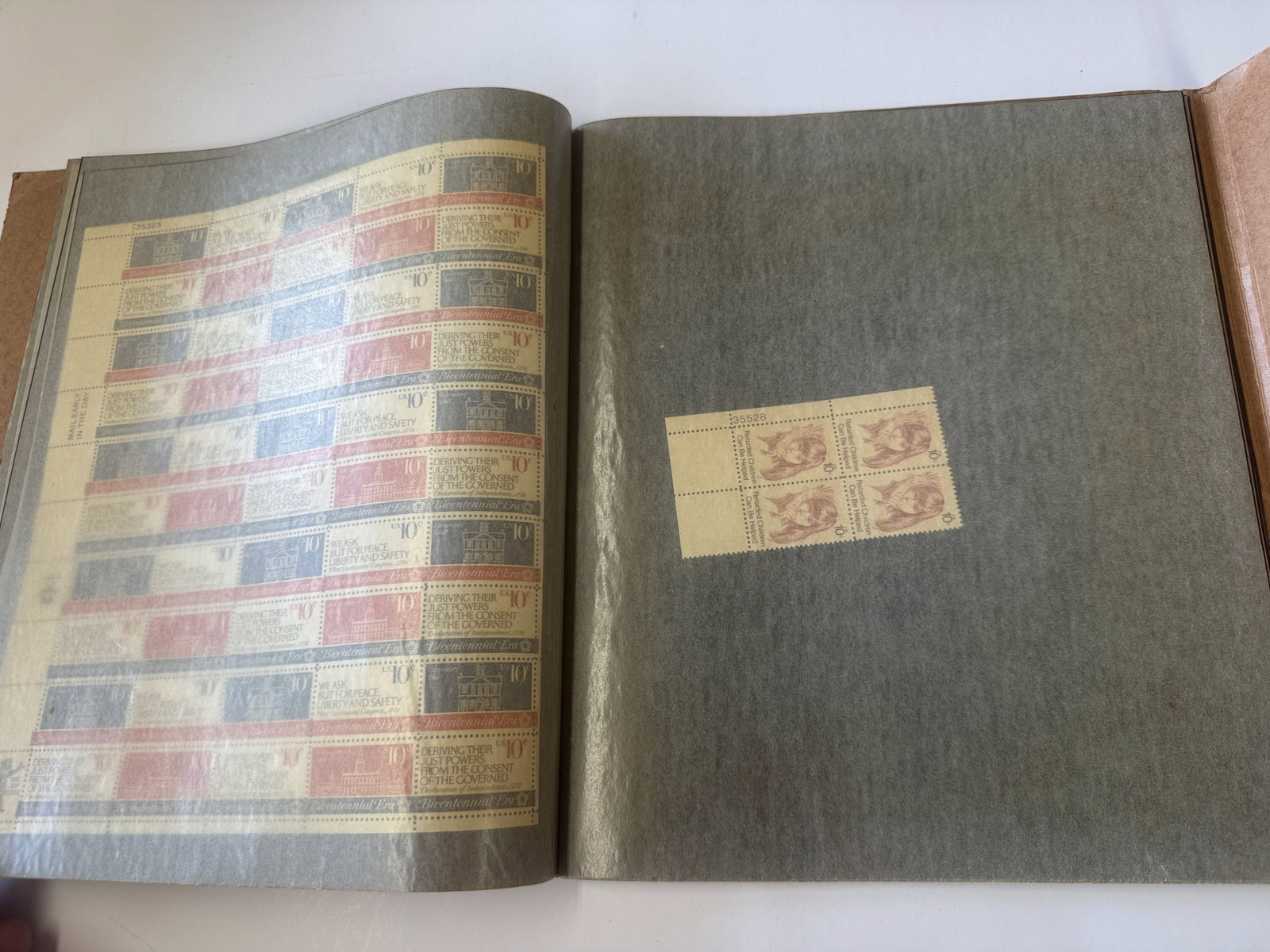 Vintage US Stamp Sheet Book - 3