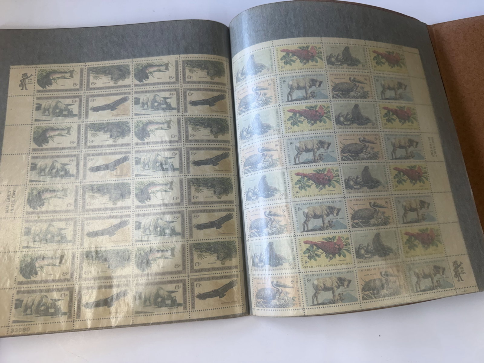 Vintage US Stamp Sheet Book - 5