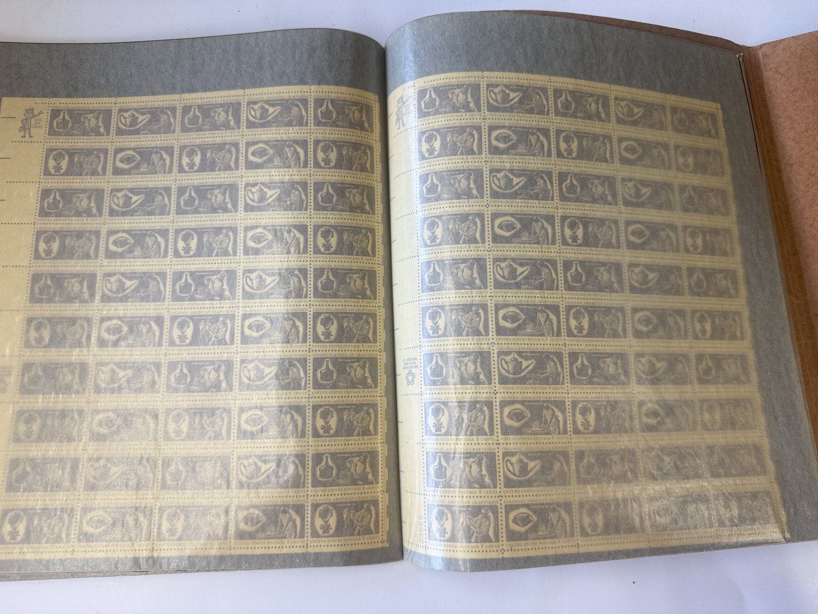 Vintage US Stamp Sheet Book - 6