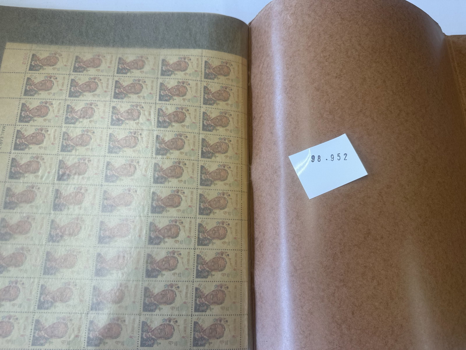 Vintage US Stamp Sheet Book - 7