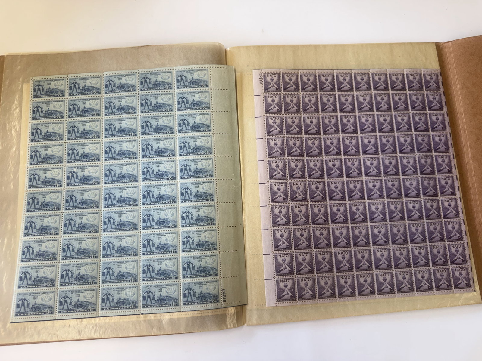 Vintage US Stamp Sheet Book (1 of 9)