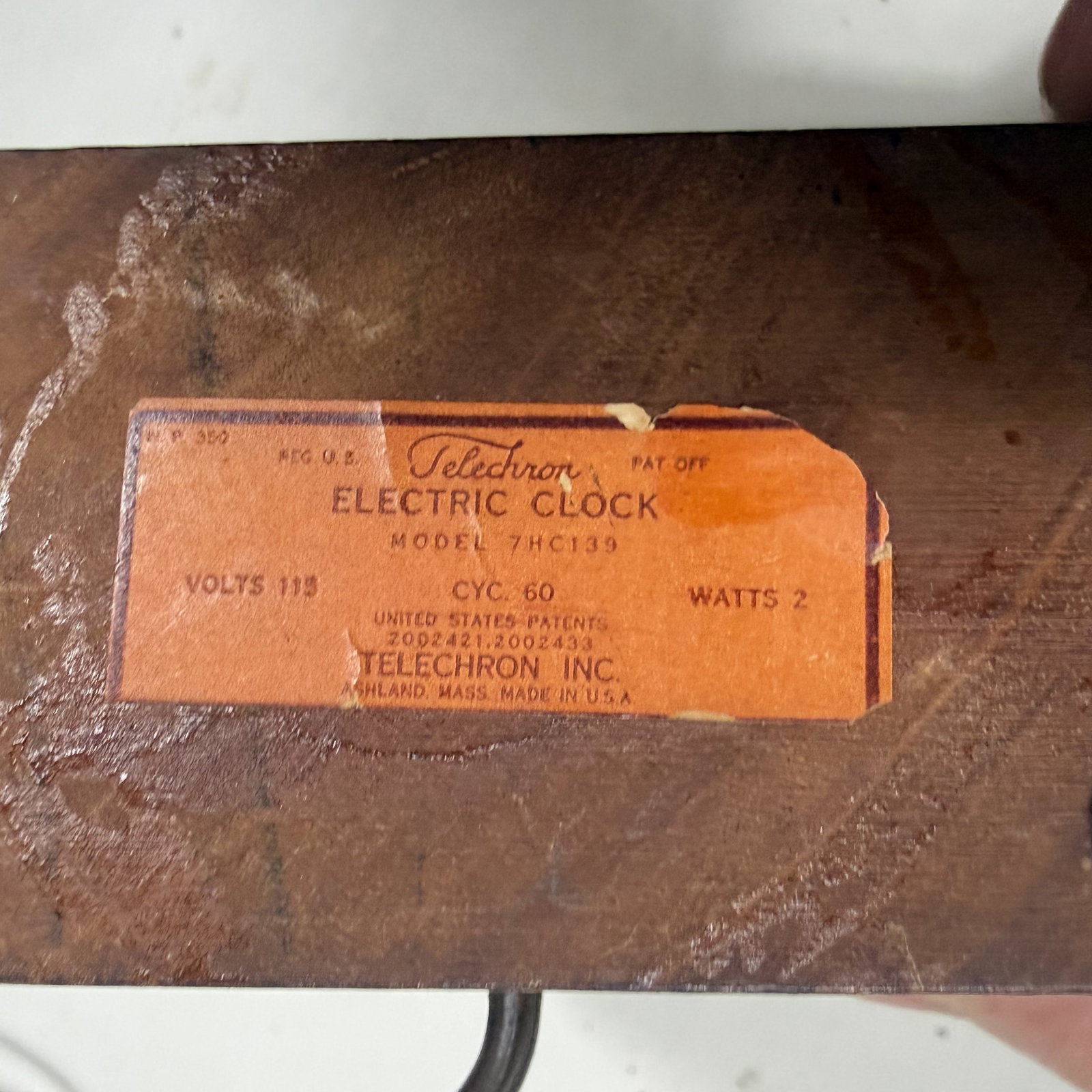 Vintage Wood Clock - 3