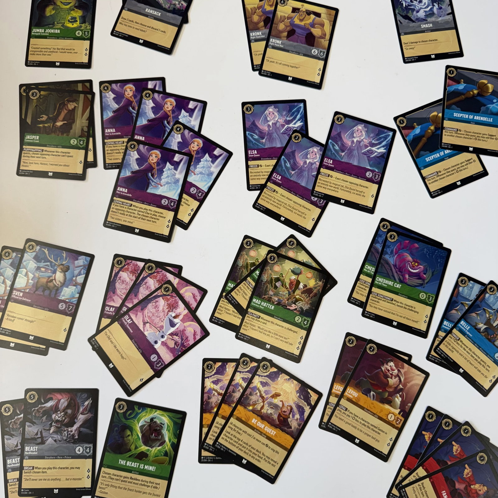 Disney Lorcana Card Lot: Misc cards - Combined shipping offered.
