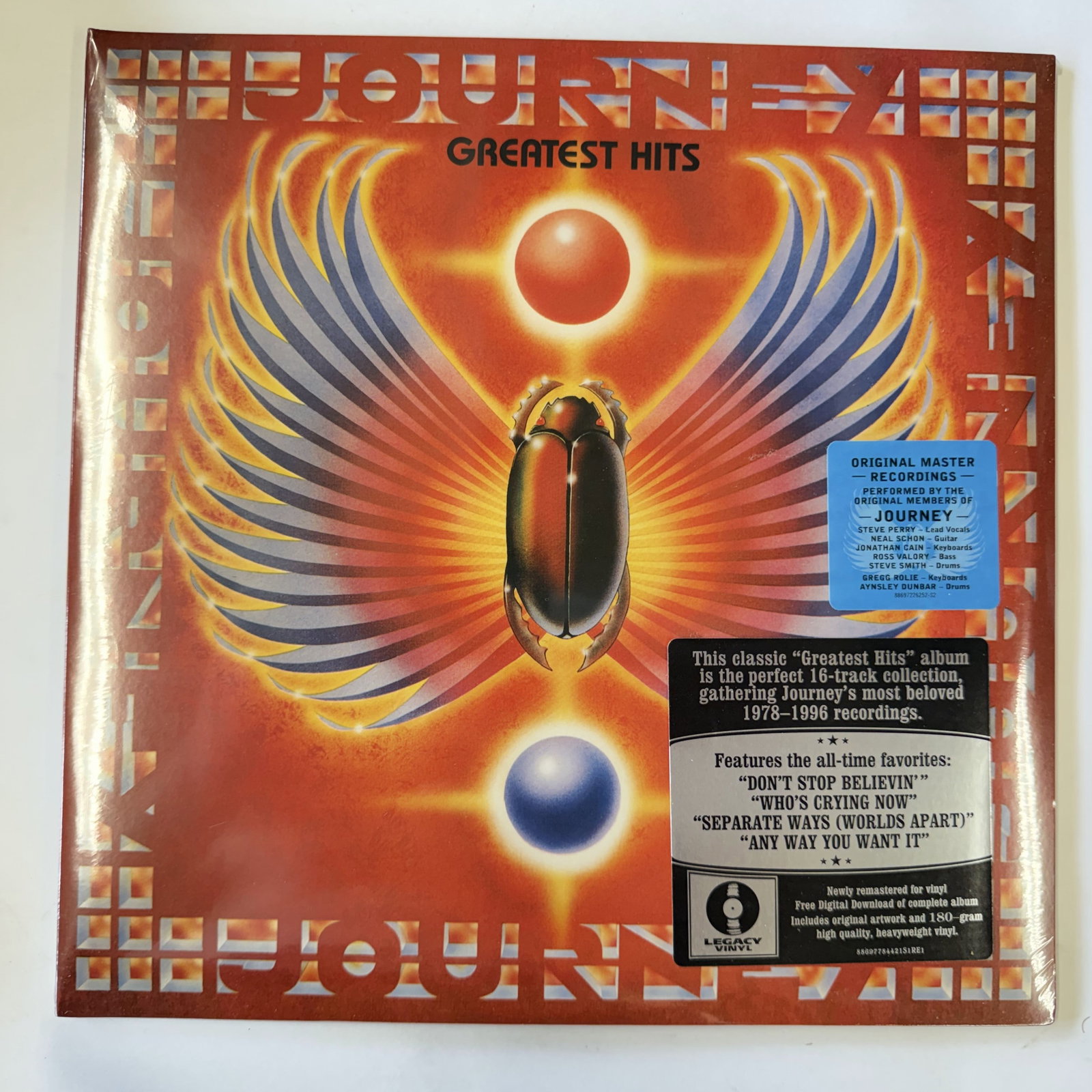Sealed Vinyl Record: Journey Greatest Hits 180g: Overall good - Combined shipping: yes