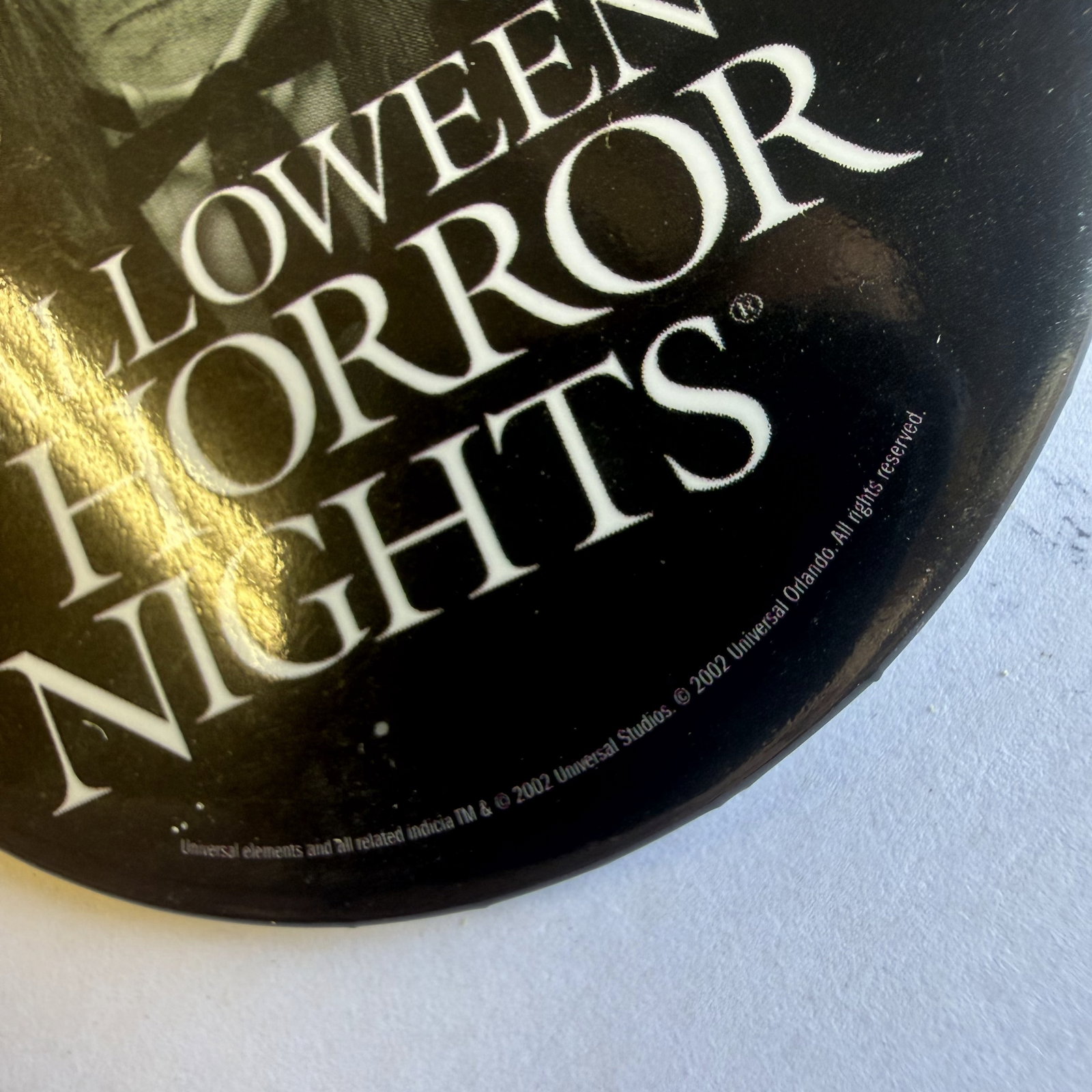 Vintage Universal Studios HHN Button - 2