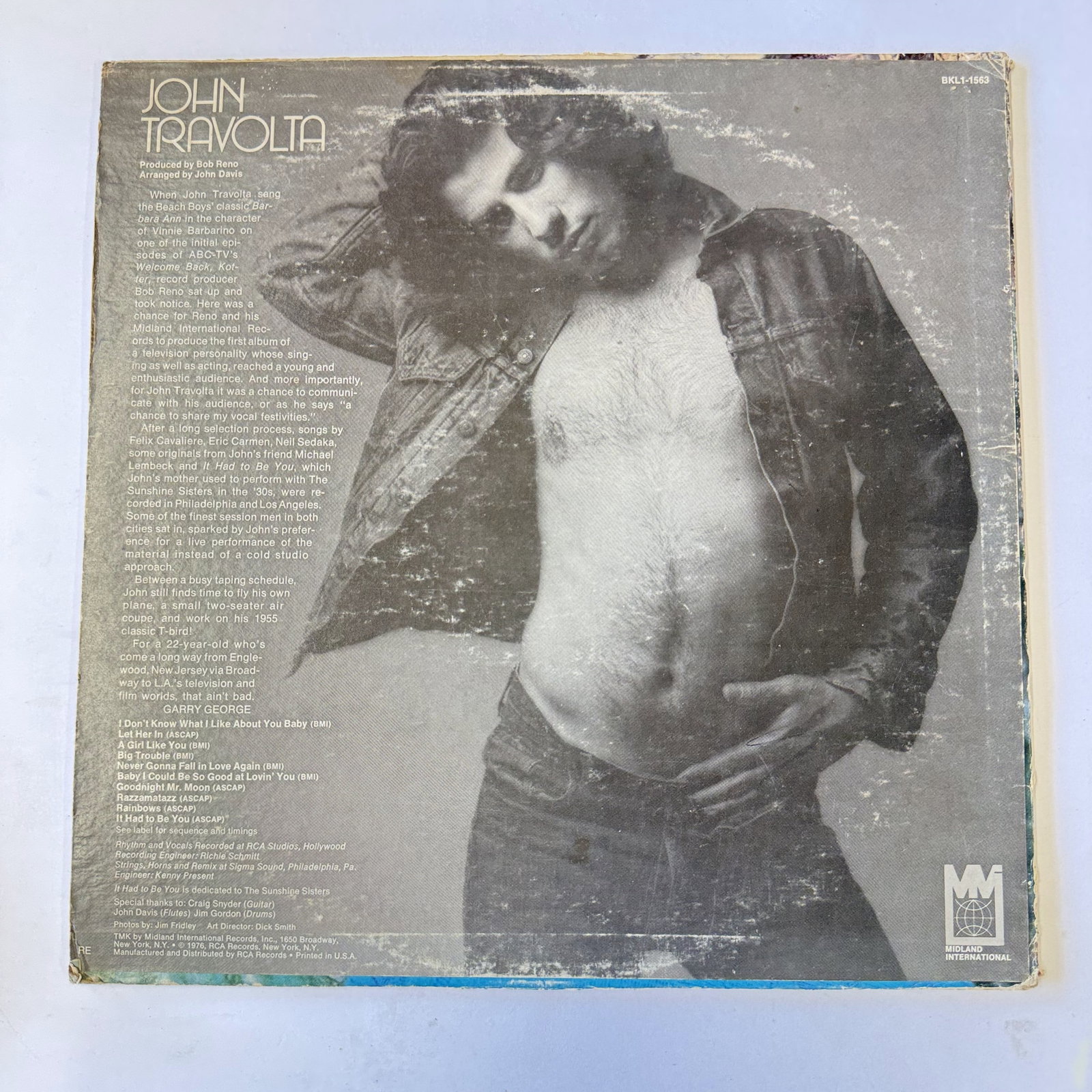 Vinyl Record: John Travolta Solo - 2