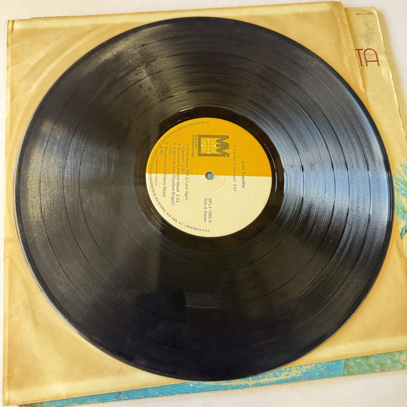 Vinyl Record: John Travolta Solo - 5