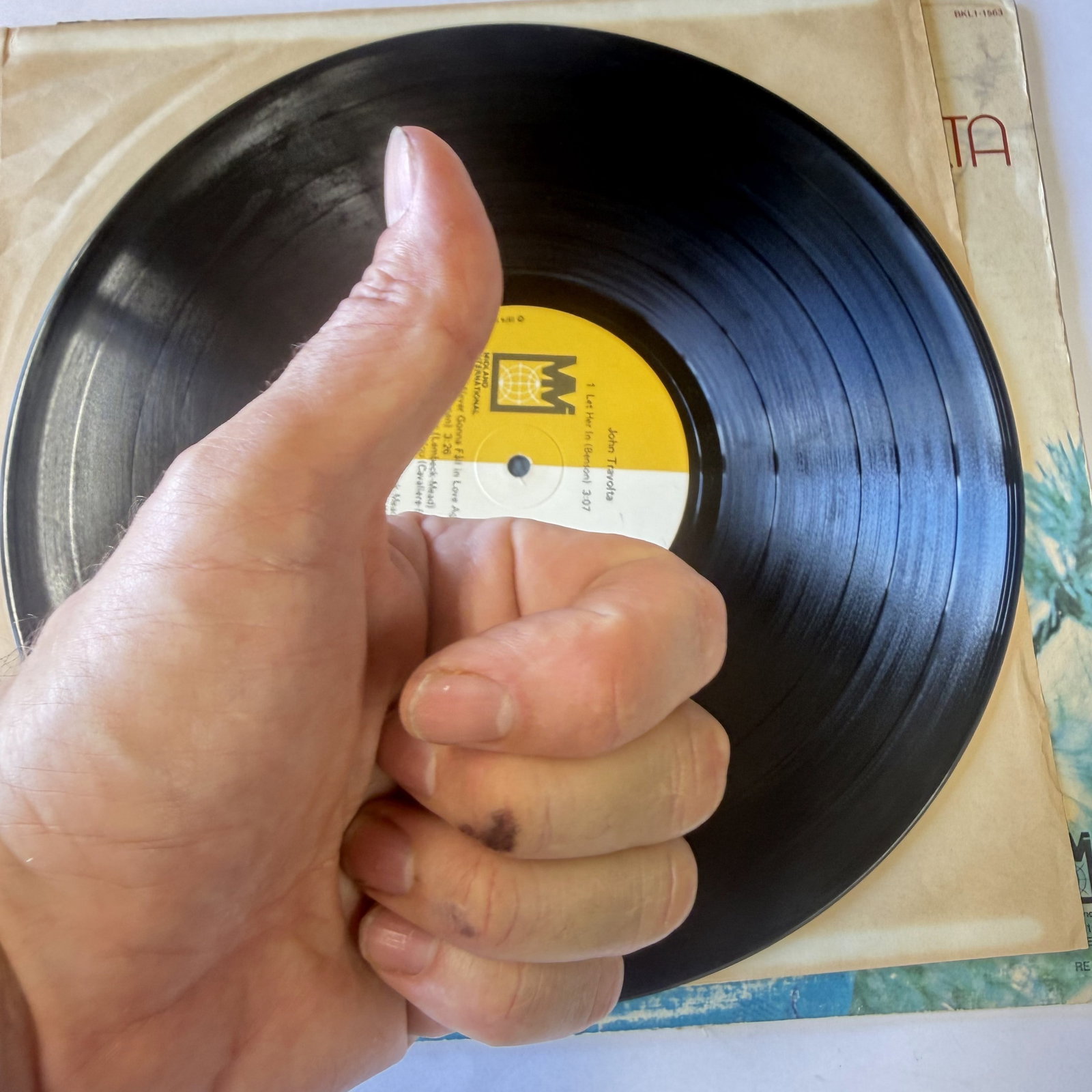 Vinyl Record: John Travolta Solo - 6