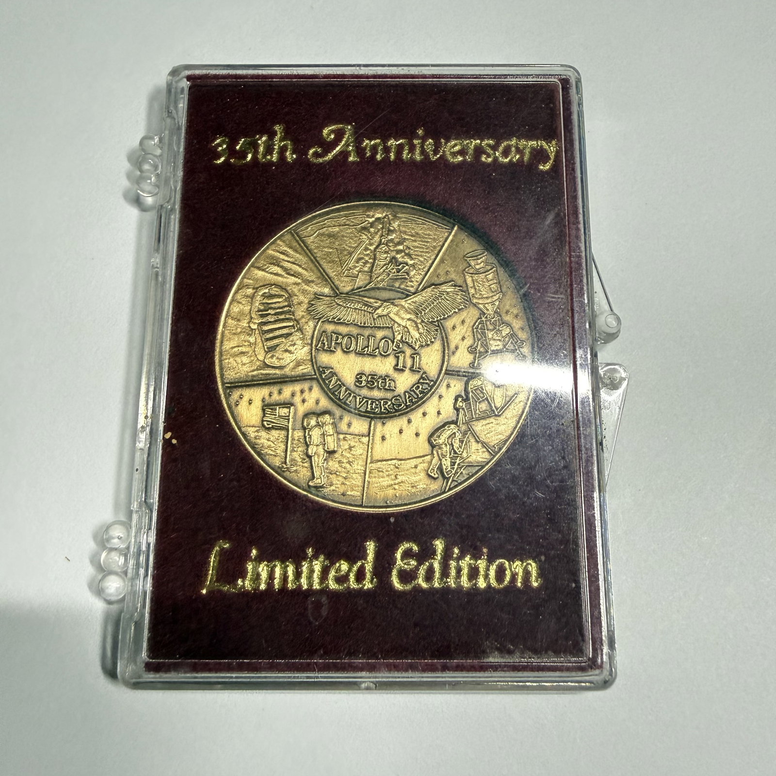 Vintage NASA Apollo 11 35th Anniversary Commemorative Coin (1 of 3)