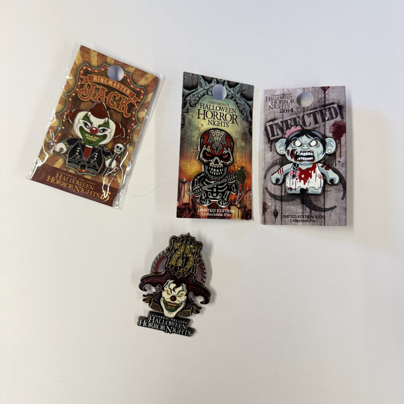 Universal Studios Halloween Horror Night Pin Lot HHN (1 of 2)