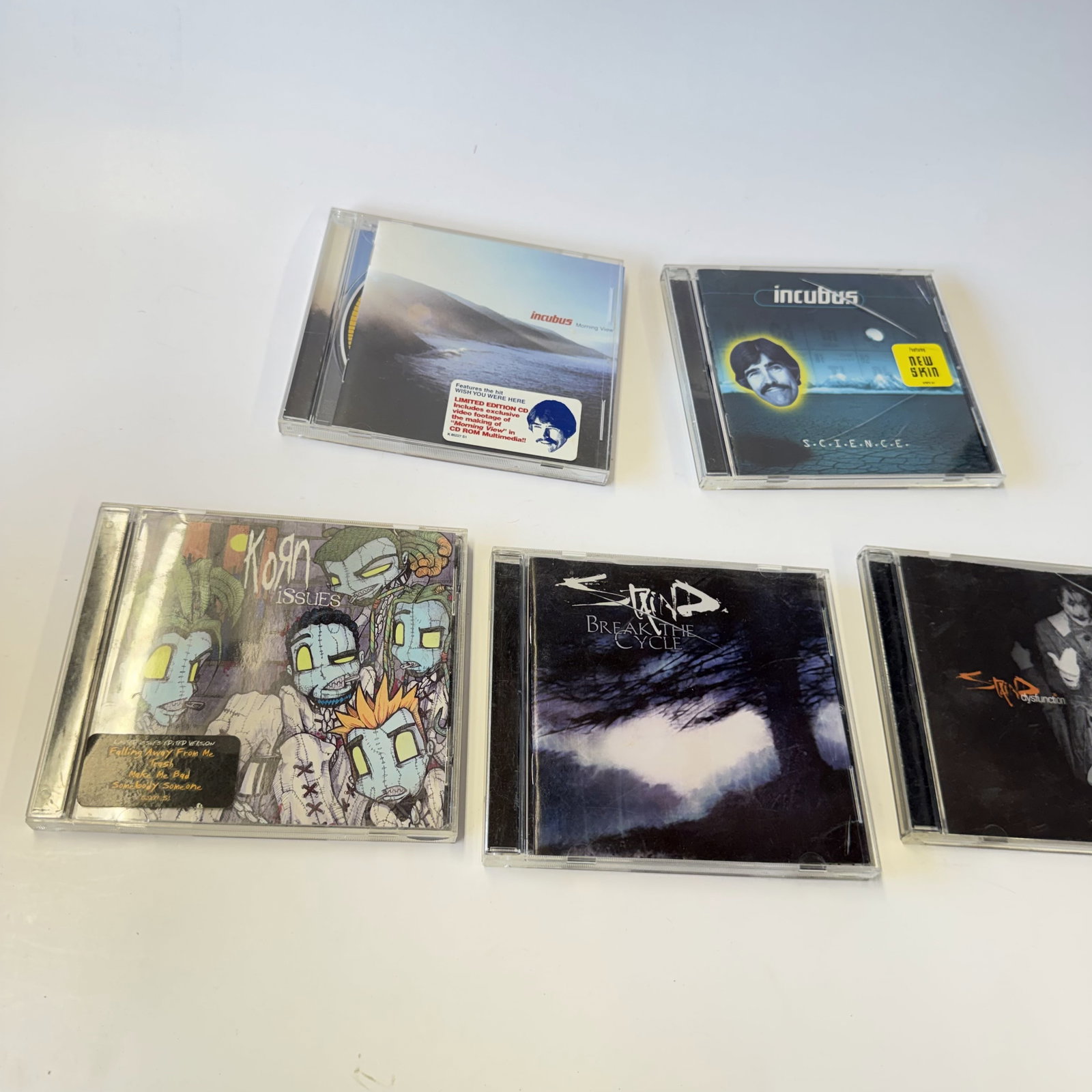 CD Lot: Incubus, Korn, Stained (1 of 5)