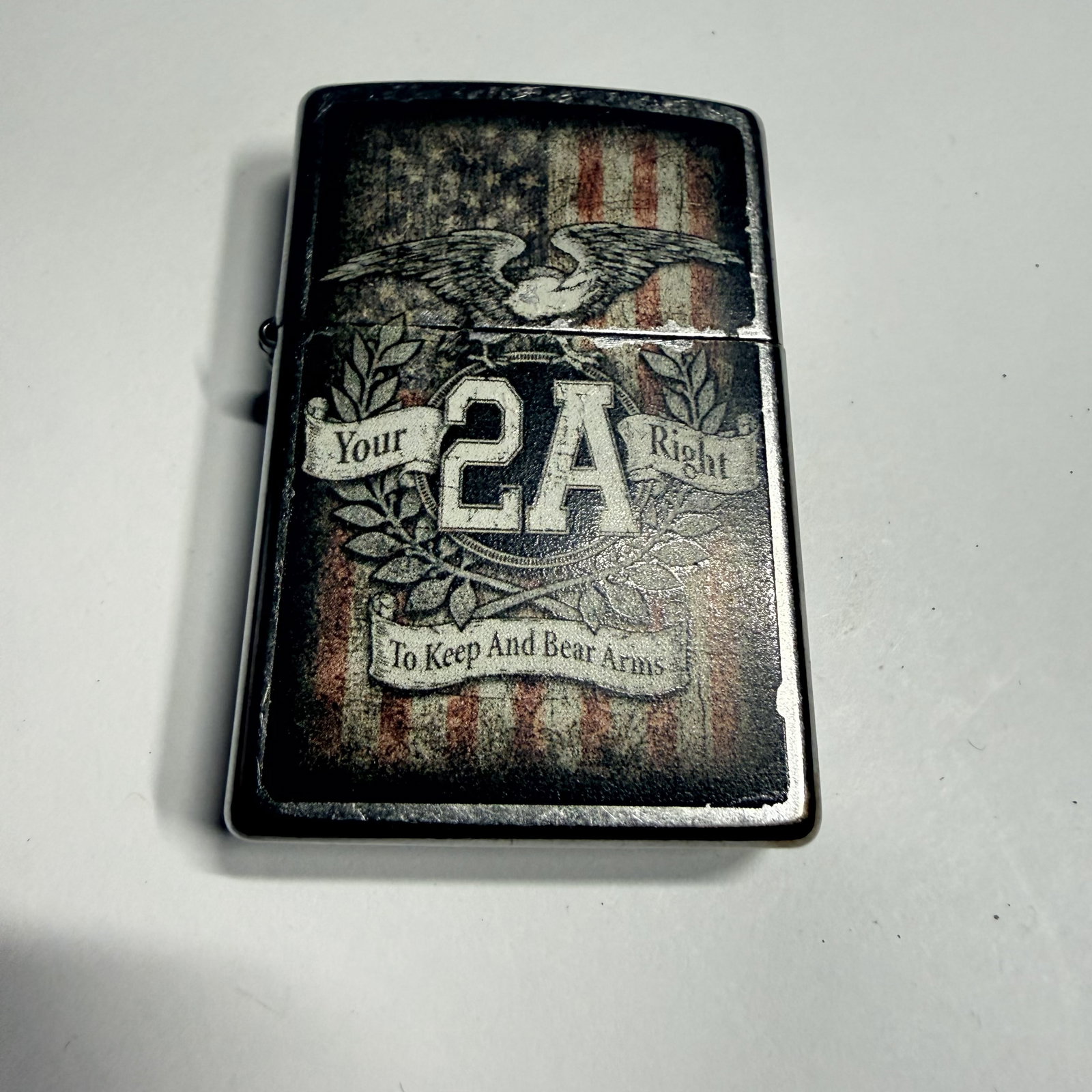 Zippo Lighter: 2nd Amendment 2A Fired (1 of 5)