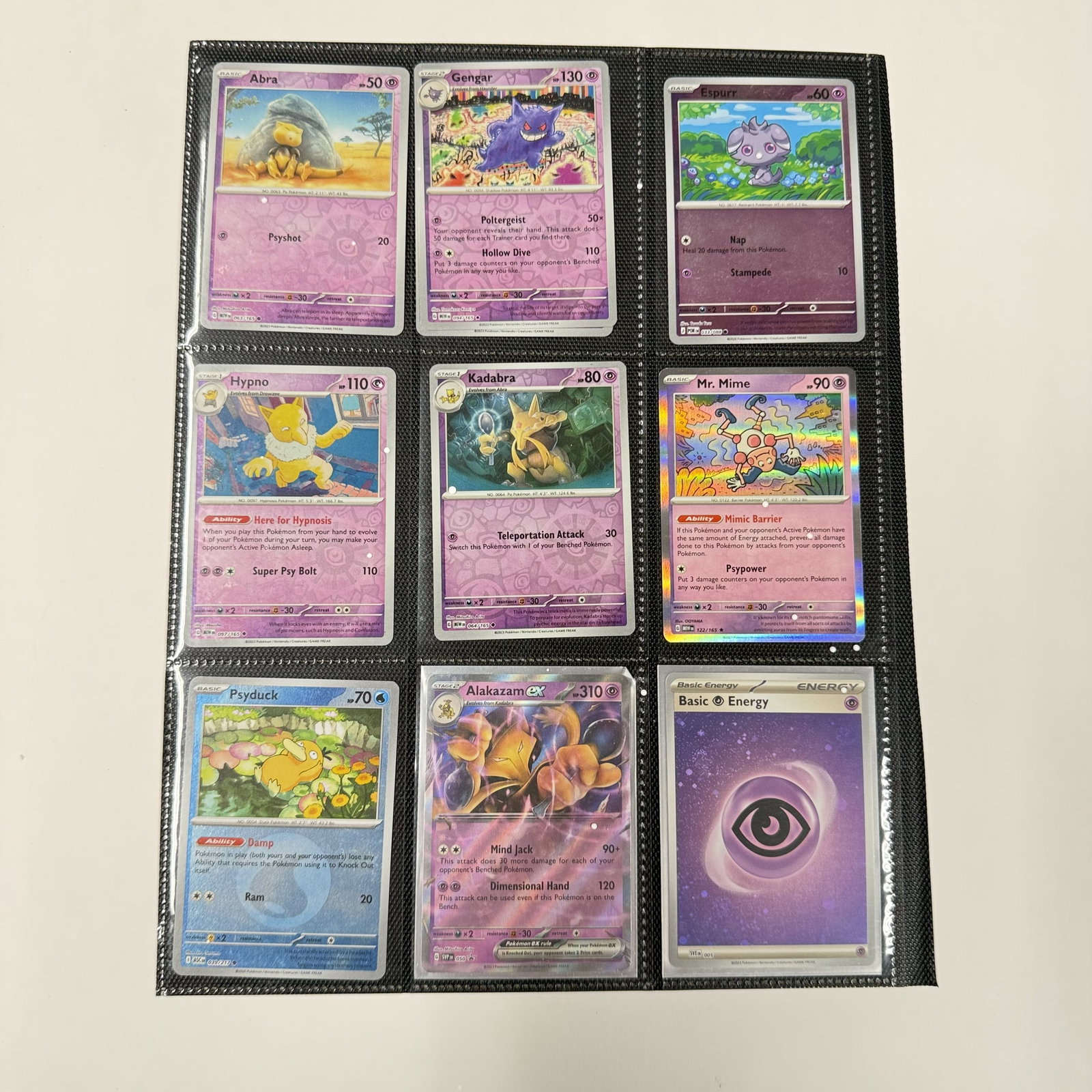 Pokémon Trading Card Lot: A random mix of cards in a binder page. Look at both sides of the page for contents. Combined shipping: encouraged.