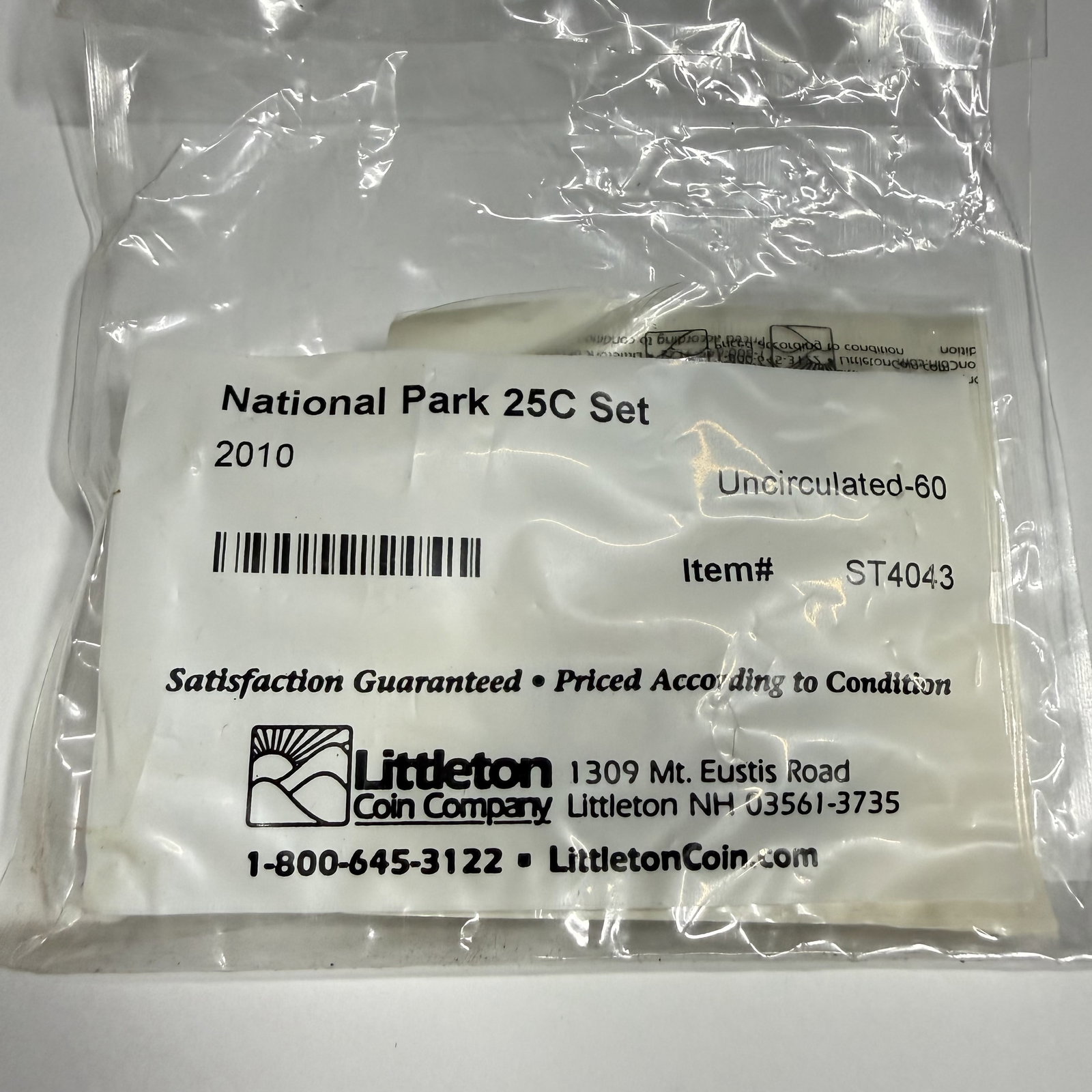 Coin Set: Littleton 2010 P&D National Parks Set 10 Coins (1 of 2)