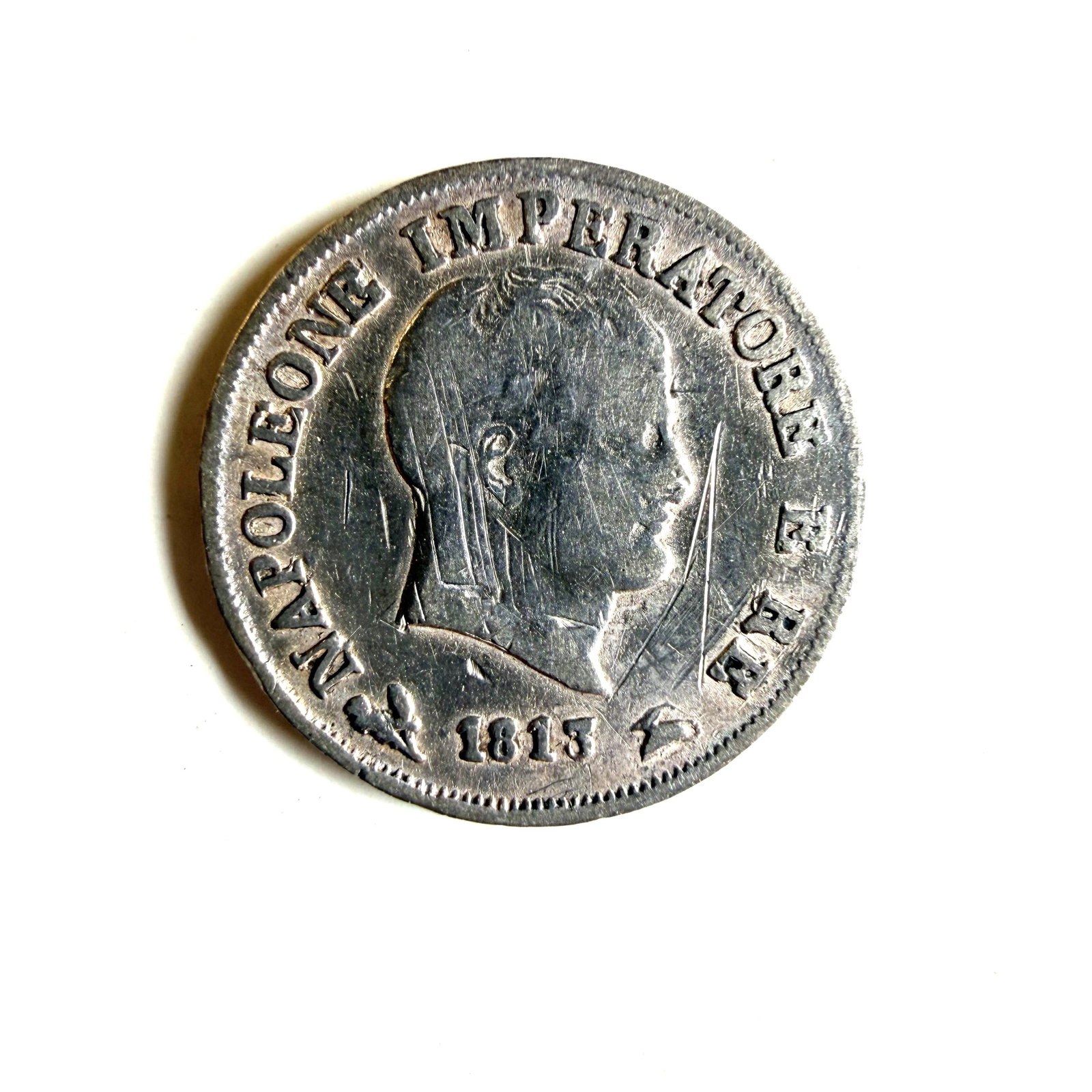 Antique Coin 1813 Italy Napoleon 5 Soldi: Combined Shipping: yes