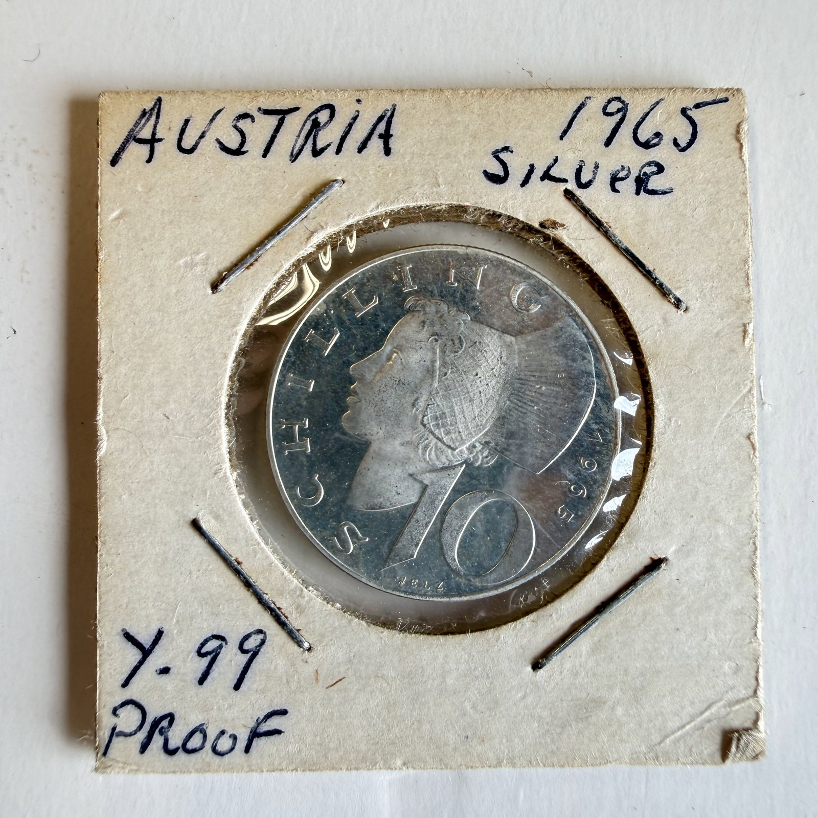 1965 Austrian Silver Content Coin: Combined Shipping: yes