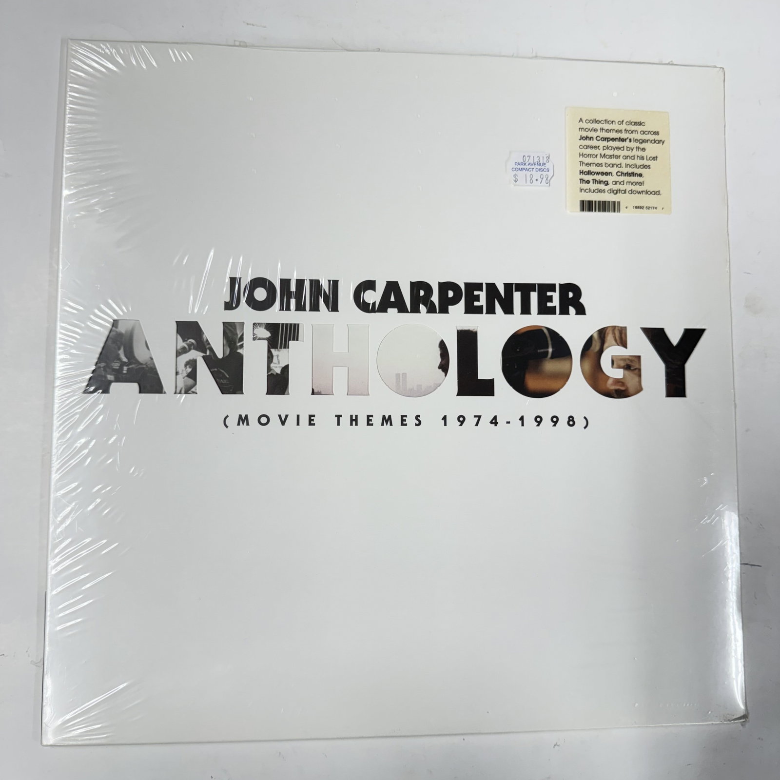 Sealed Vinyl Record John Carpenter Anthology: Combined Shipping: yes