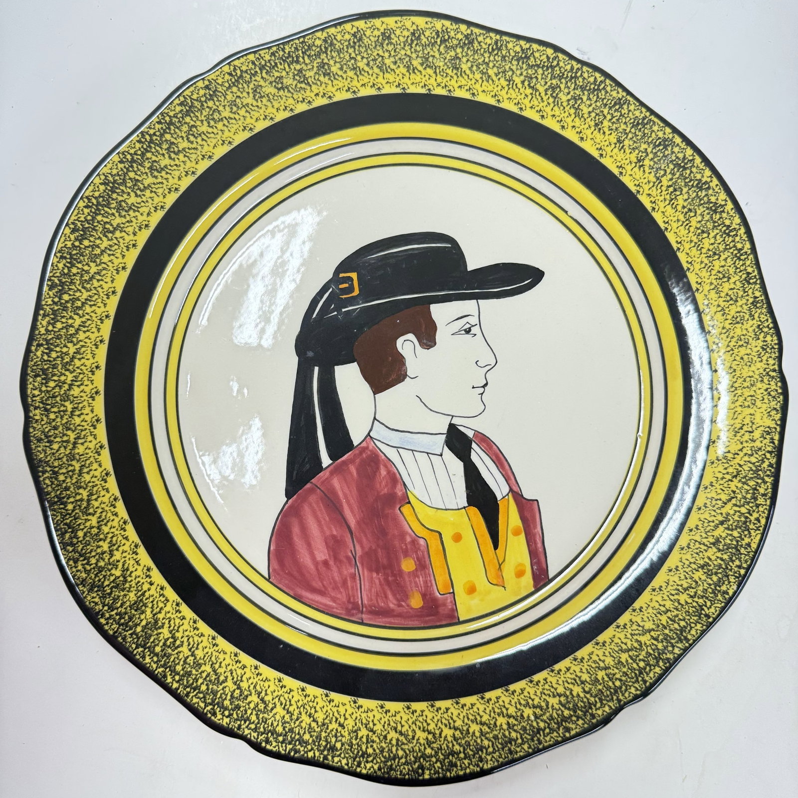 HB Quimper Ware Decorative Plate (1 of 3)