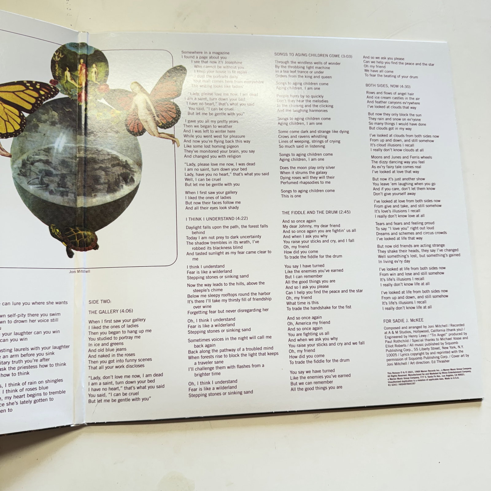 Vinyl Record: Joni Mitchell Clouds - 2