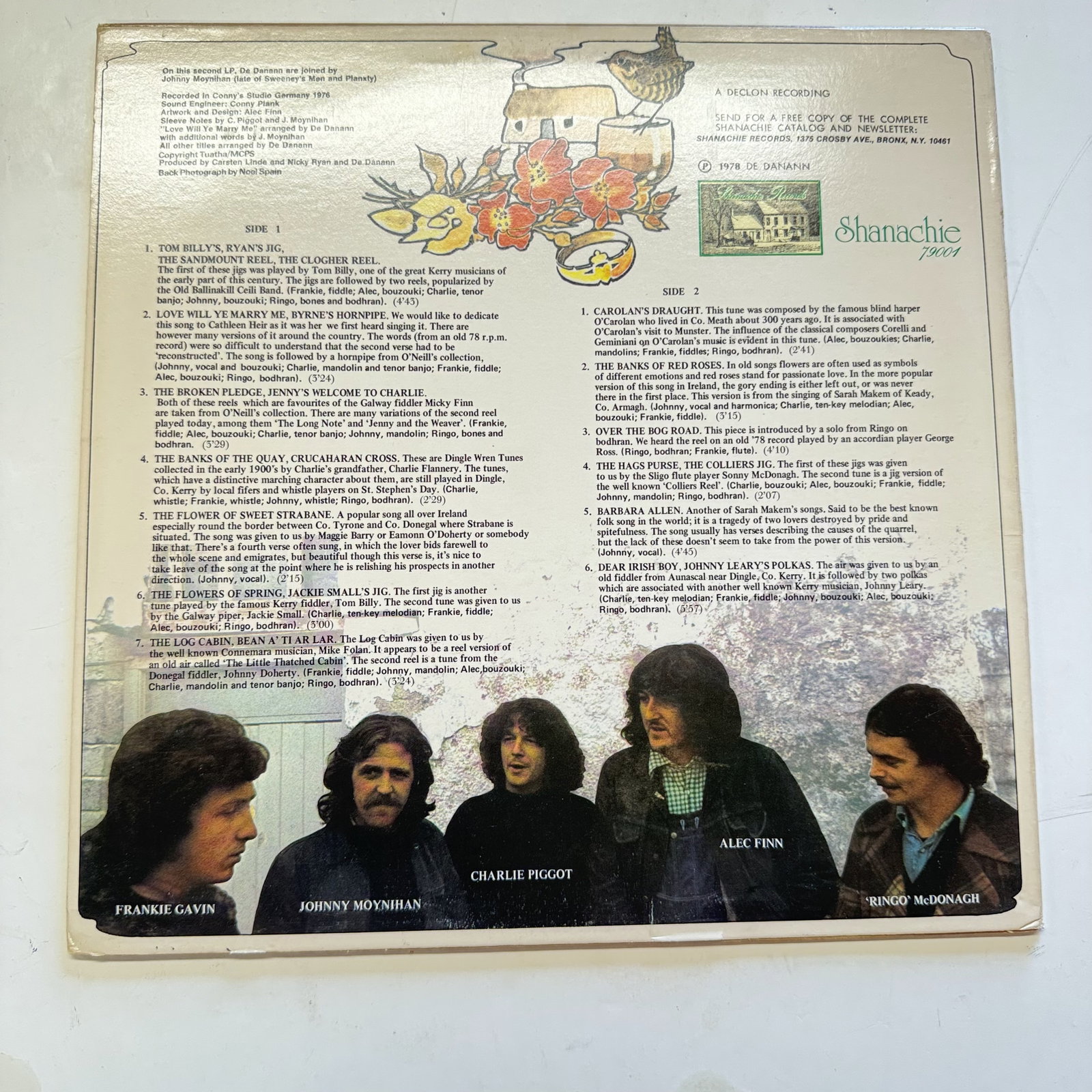Vinyl Record: De Dannan Irish Folk - 2