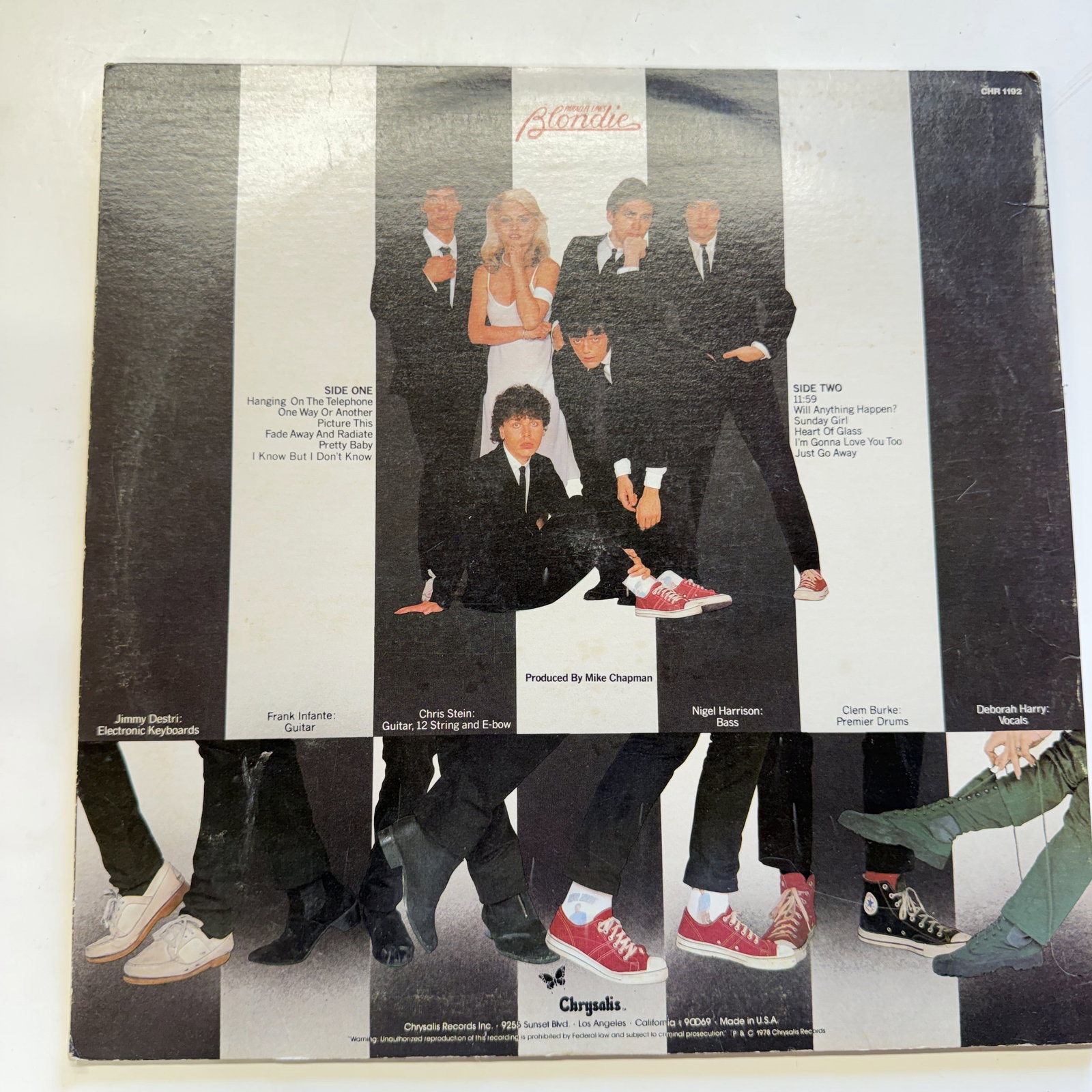 Vinyl Record: Blondie Parallel Lines - 2