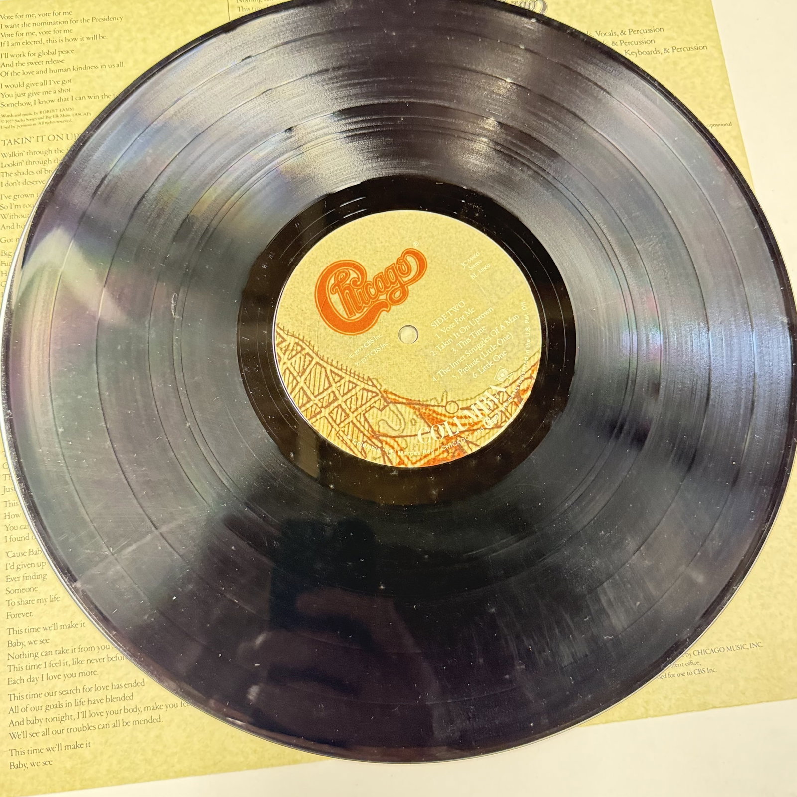 Vinyl Record: Chicago - 4