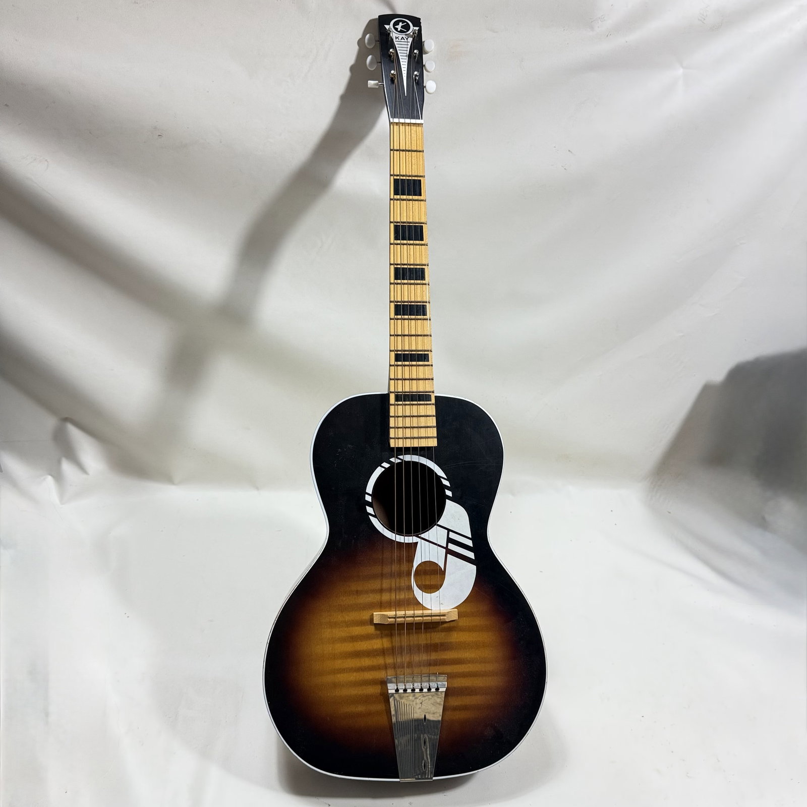 Vintage Kay Music Note Parlor Guitar: Combined Shipping: no - Case: no