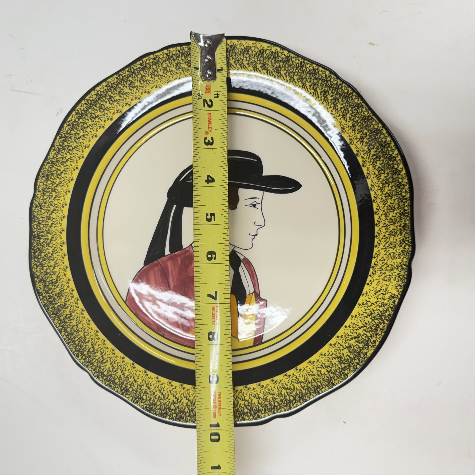 Quimper Ware Pottery Plate - 3