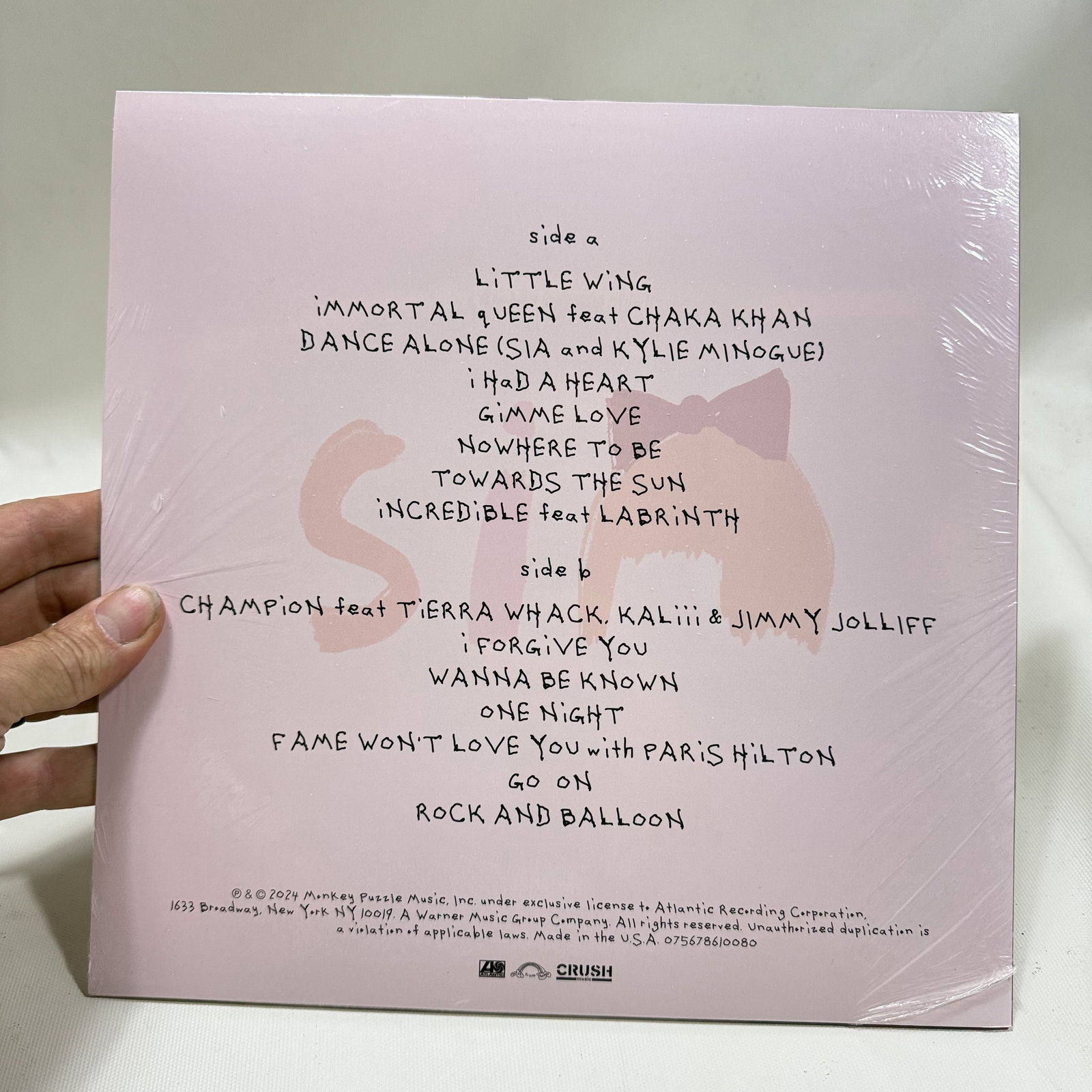 Sealed Vinyl Record: Sia - 2