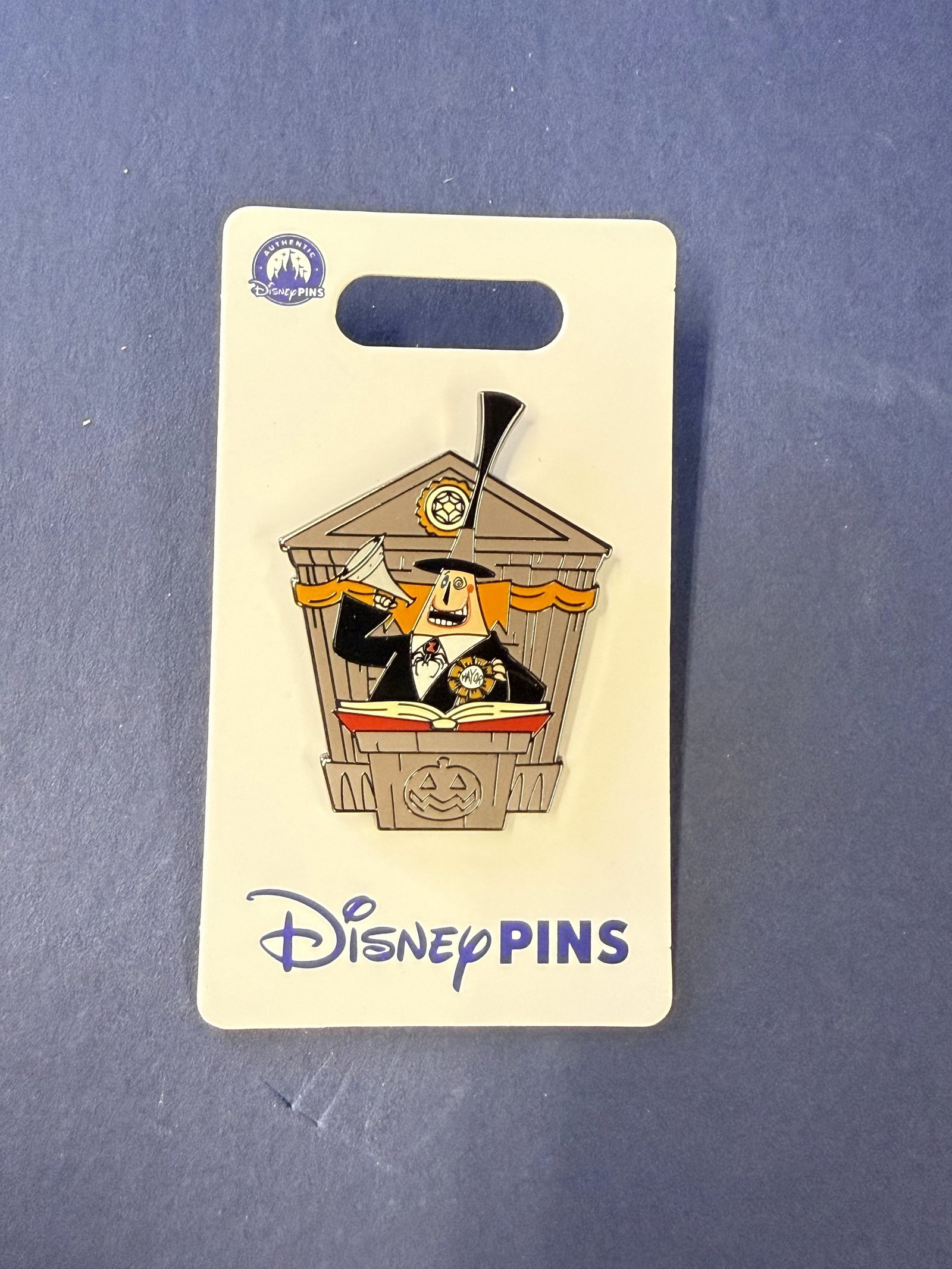 Disney Pin: Mayor Nightmare Before Christmas: Still on the card