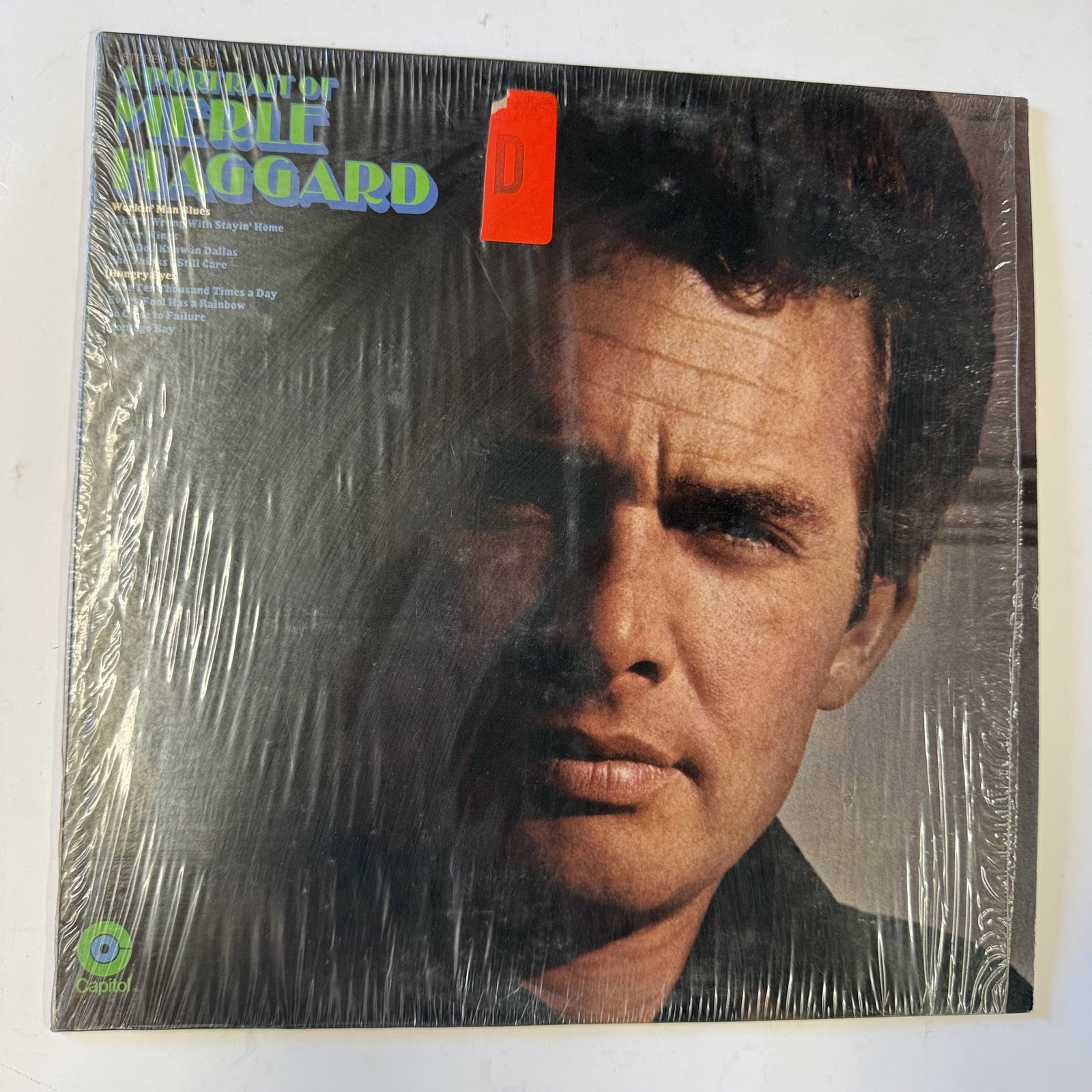 Vinyl Record: Merle Haggard: Combined Shipping: yes - Ships in a LP box with plastic sleeve