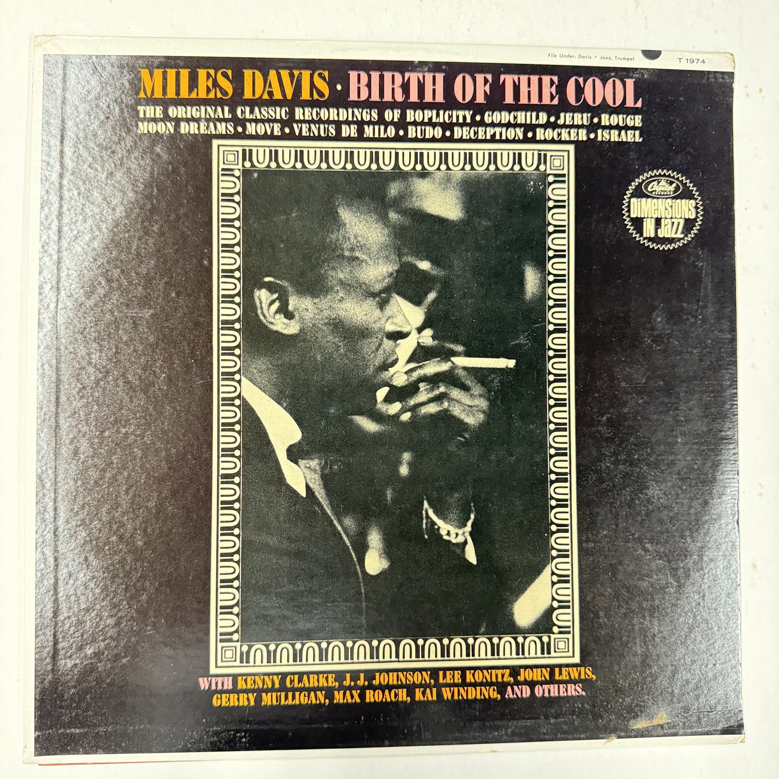 Jazz Vinyl Record: Miles Davis Birth of Cool: Combined Shipping: yes - Ships in a LP box with plastic sleeve