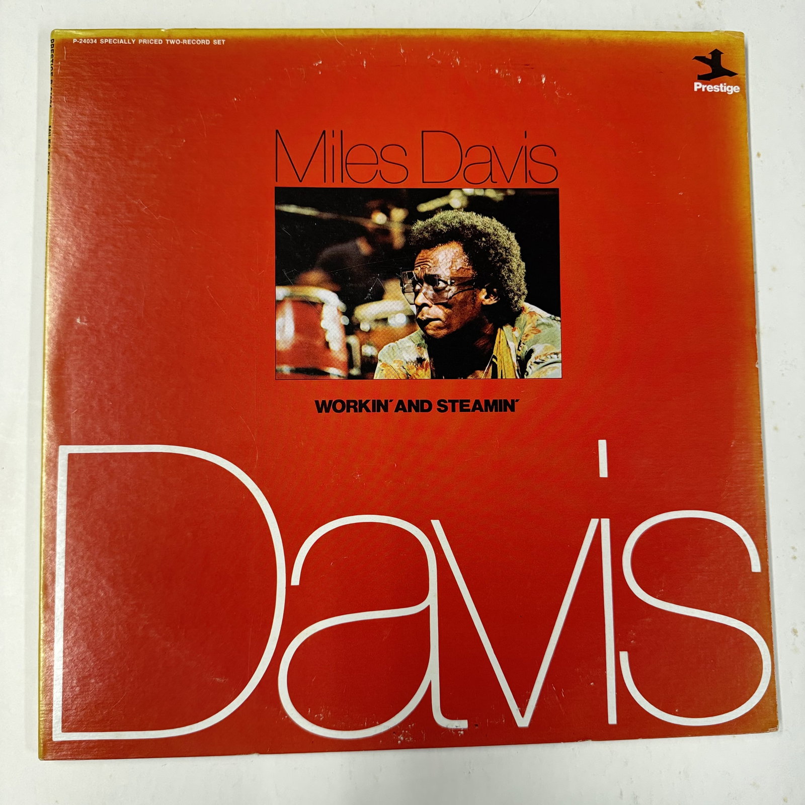 Jazz Vinyl Record: Miles Davis Workin' n Steamin': Combined Shipping: yes - Ships in a LP box with plastic sleeve