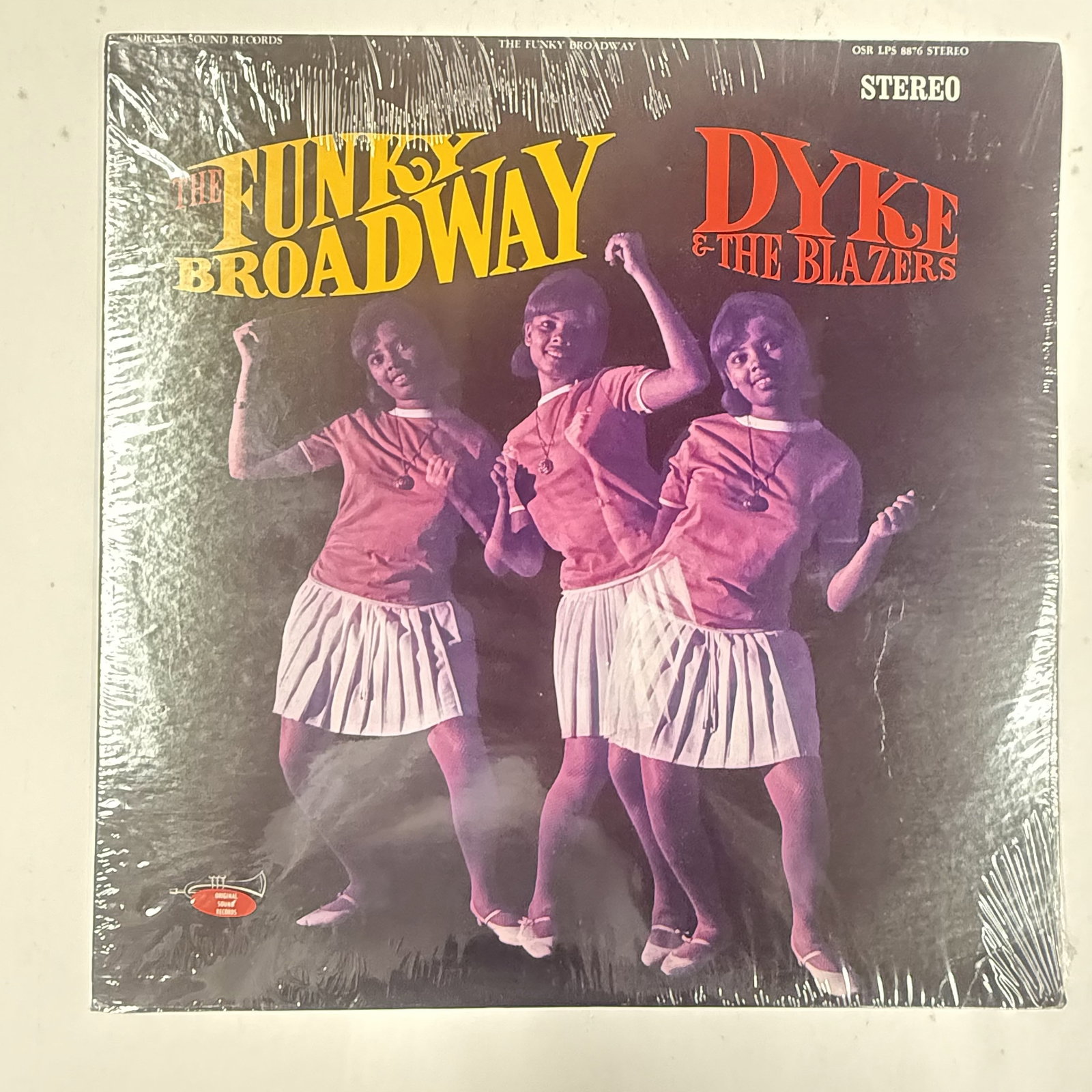 Sealed Funk Vinyl Record: Dyke & The Blazers: The Funky Broadway: Combined Shipping: yes - Ships in a LP box with plastic sleeve