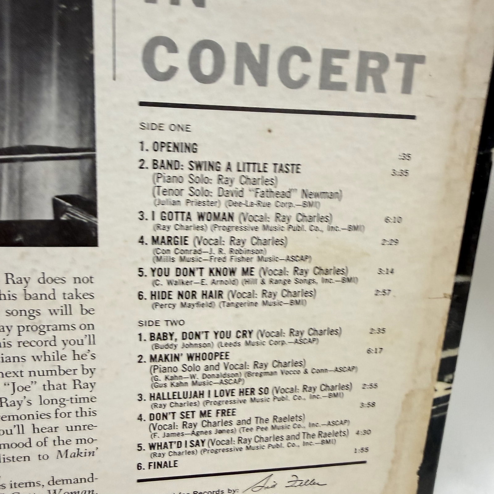 Vinyl Record: Ray Charles - 3