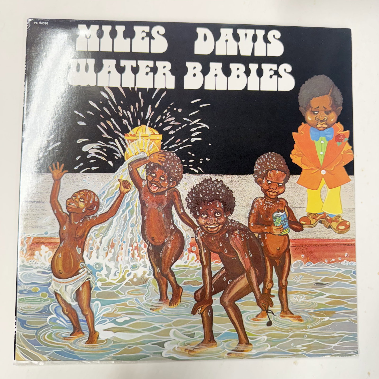 Jazz Vinyl Record: Miles Davis Water Babies: Combined Shipping: yes - Ships in a LP box with plastic sleeve