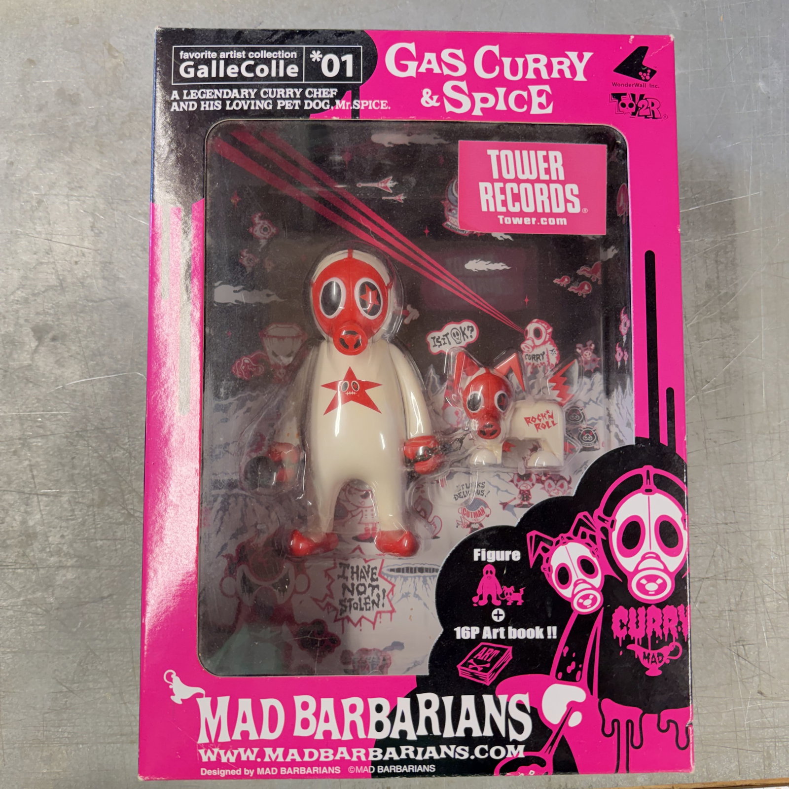 Toy2R Mad Barbarians Gas Curry & Spice White Figure Toy: Combined Shipping: yes