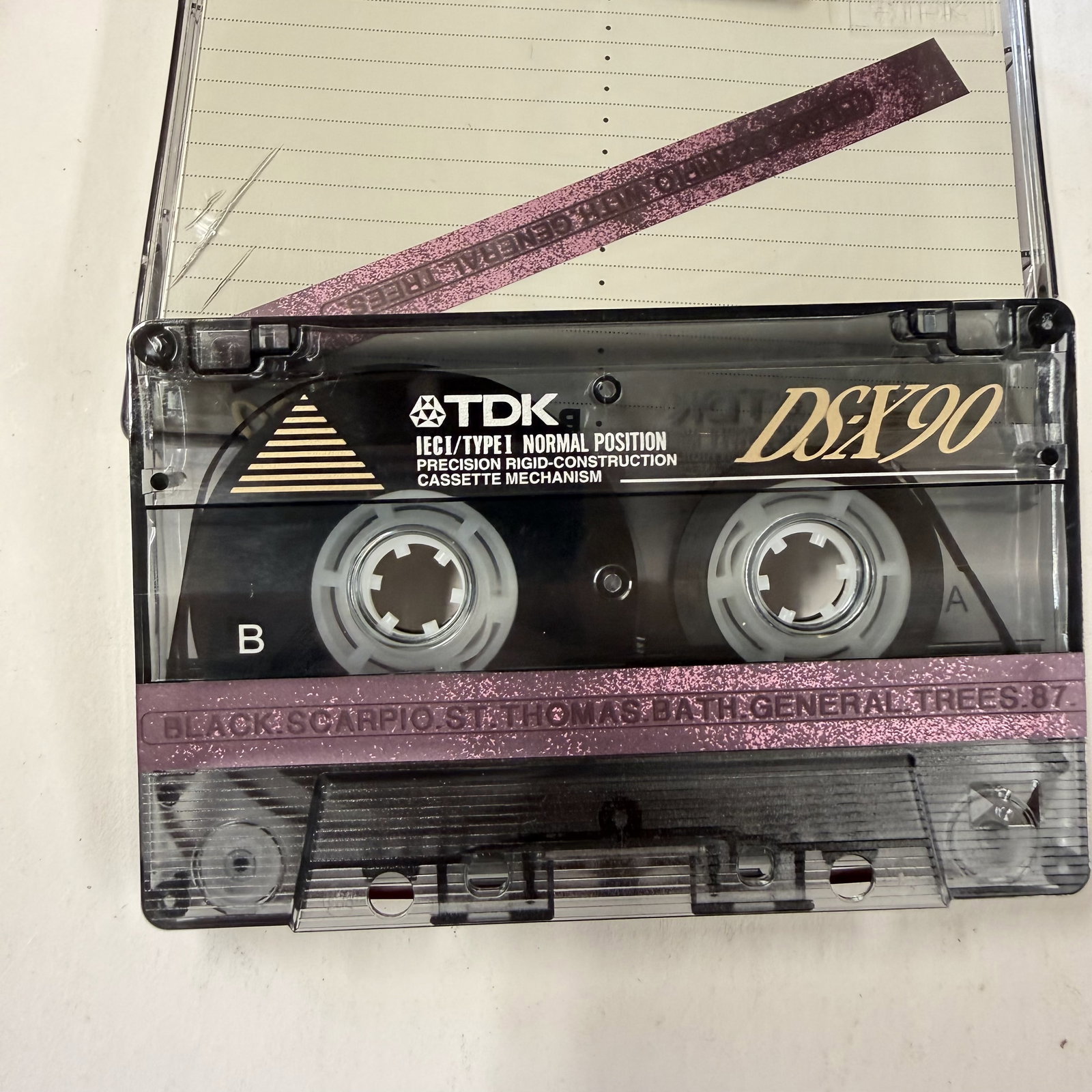 Reggae Dancehall Sound System Clash Cassette: Black Sporpio General Trees '87: Combined Shipping: yes - Vintage Sound Clash roots Dancehall dubbed cassette often traded one by one before the world wide web boom