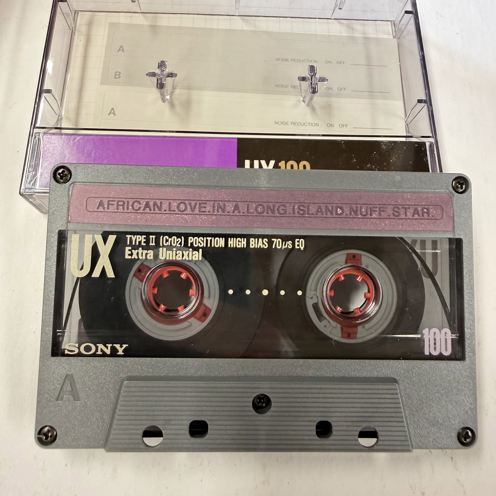 Reggae Dancehall Sound System Clash Cassette: African Love / Nuff Star NY '80s/'90s: Combined Shipping: yes - Vintage Sound Clash roots Dancehall dubbed cassette often traded one by one before the world wide web boom